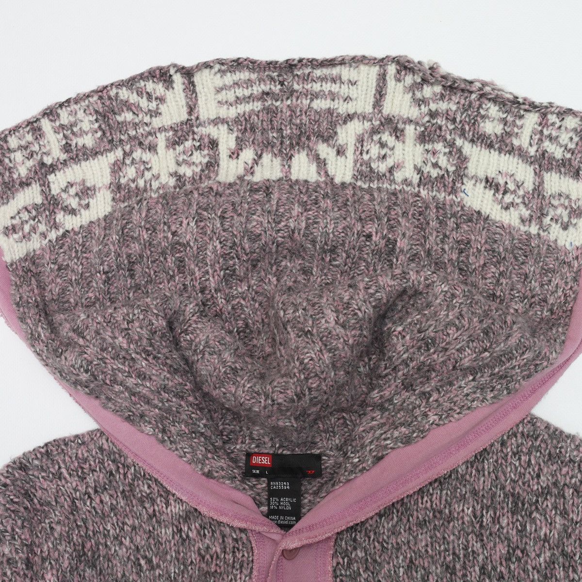 Diesel Diesel Rare Vintage Cardigan Sweater High Neck Size L / US 10 / IT 46 - 10 Thumbnail