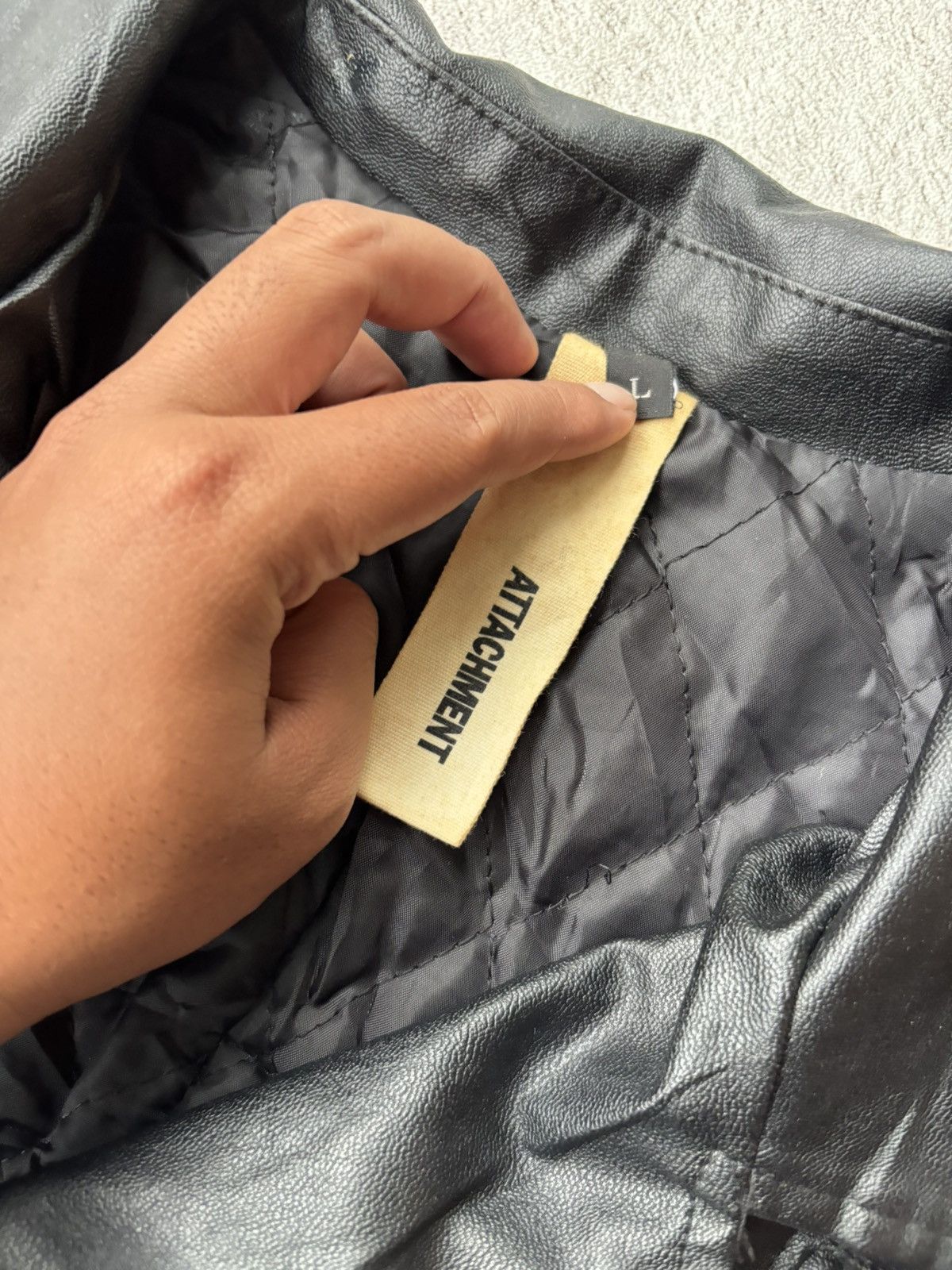 Attachment Attachment leather sintetis Assyemetrical Jacket Size US L / EU 52-54 / 3 - 3 Thumbnail