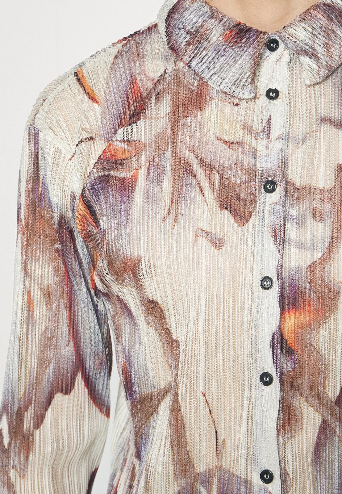 Henrik Vibskov !DS! AW23 Henrik Vibskov Gazpacho Mesh Plisse Shirt Size US S / EU 44-46 / 1 - 8 Thumbnail