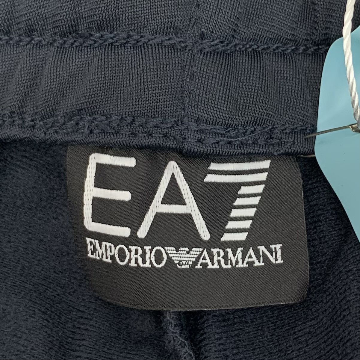 Armani Armani Black Logo Printed Casual Pants K26WX Size US 36 / EU 52 - 6 Thumbnail
