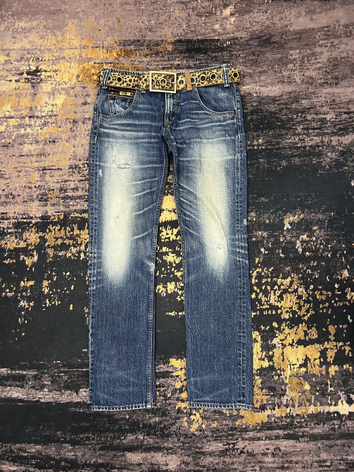 Tornado Mart RNA Inc Japan Distressed Snake Pocket Back Size US 31 - 3 Thumbnail