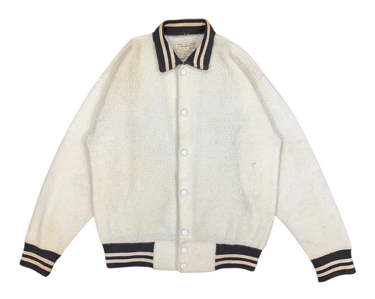 VINTAGE 50s CHAMPION CENTRAL WASHINGTON KNITTED SWEATER