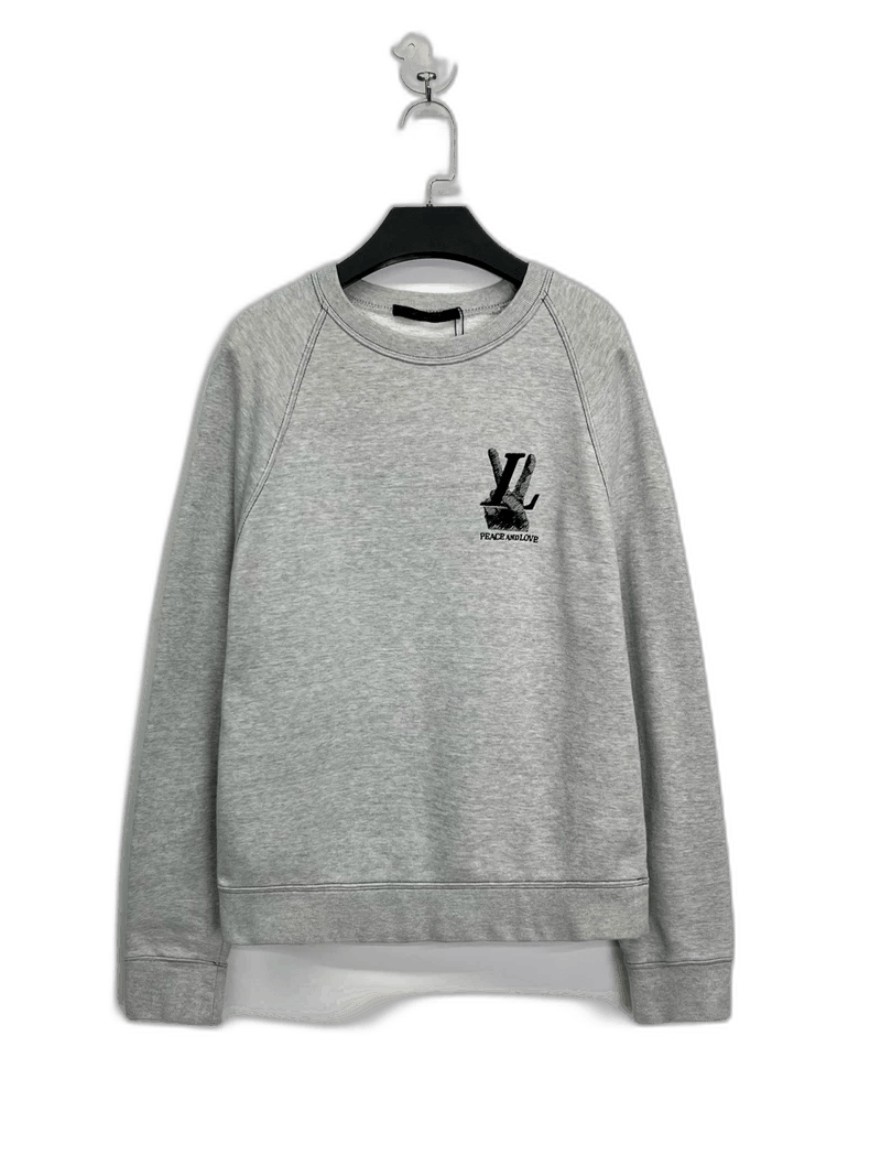 Louis Vuitton Gray Logo Sweatshirt
