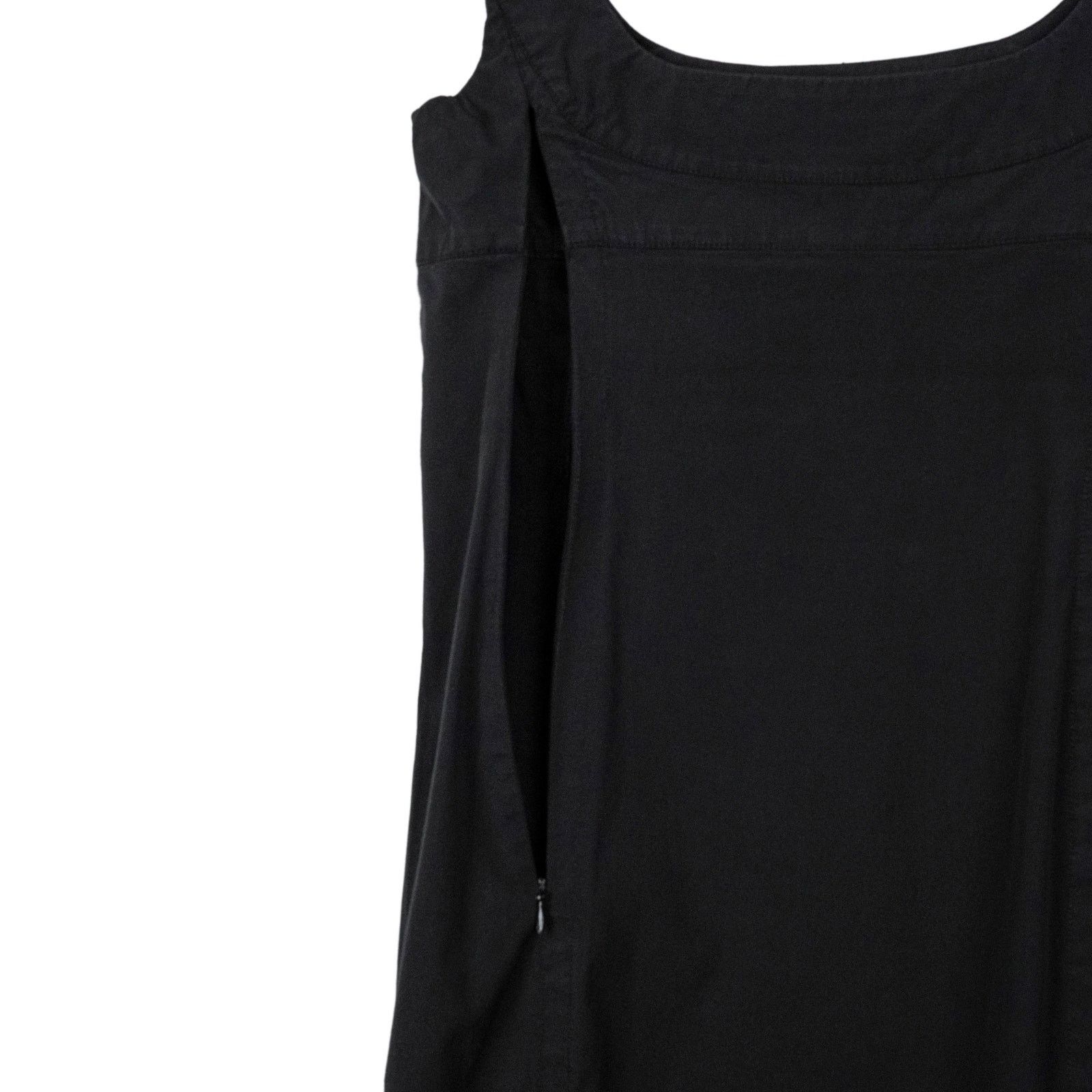 Prada Prada Black Structured Sleeveless Side Zip Tank Top Blouse Size M / US 6-8 / IT 42-44 - 6 Thumbnail