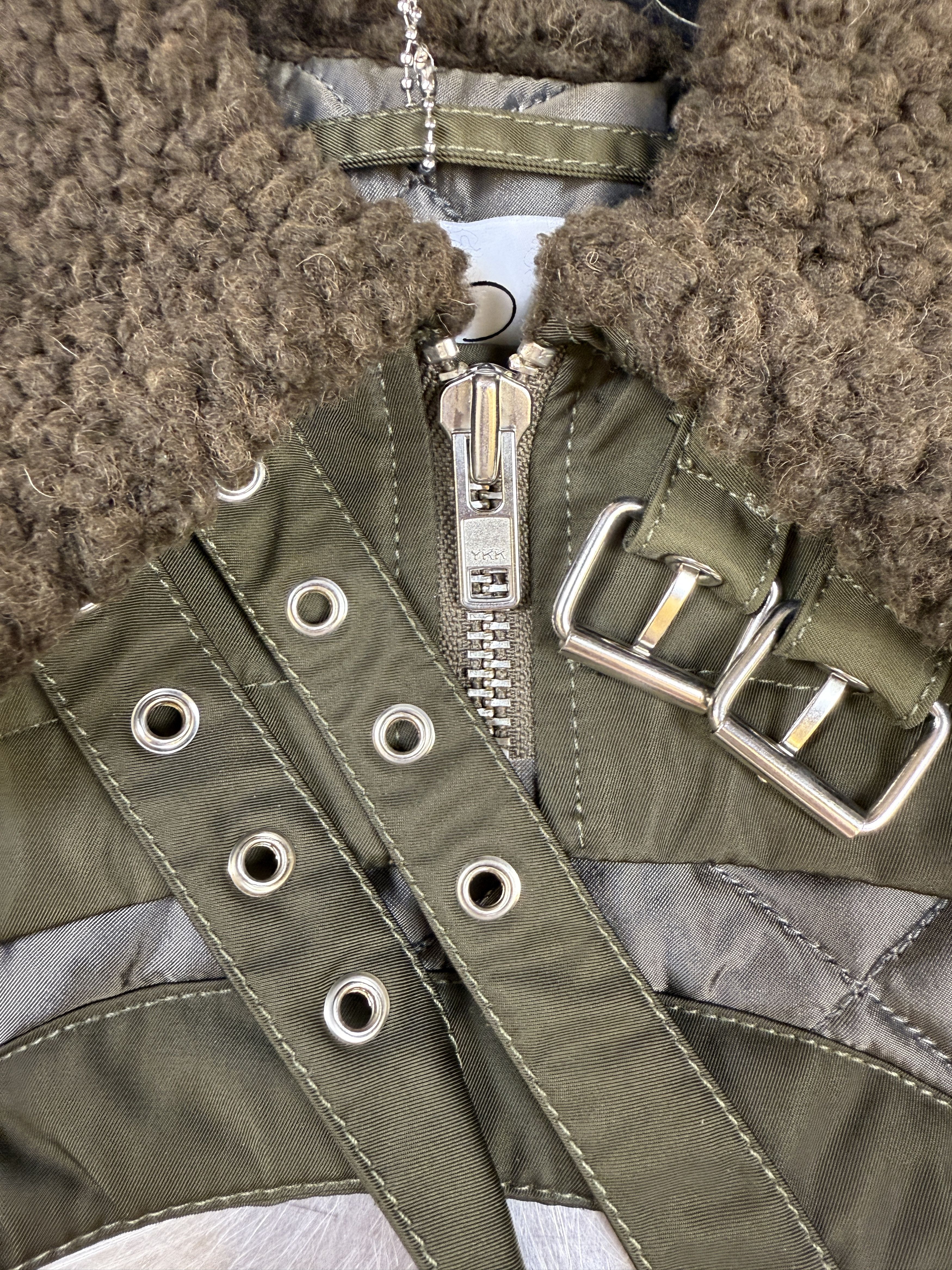 Vaquera $995 Vaquera Cropped Flight Jacket Size S / US 4 / IT 40 - 8 Thumbnail