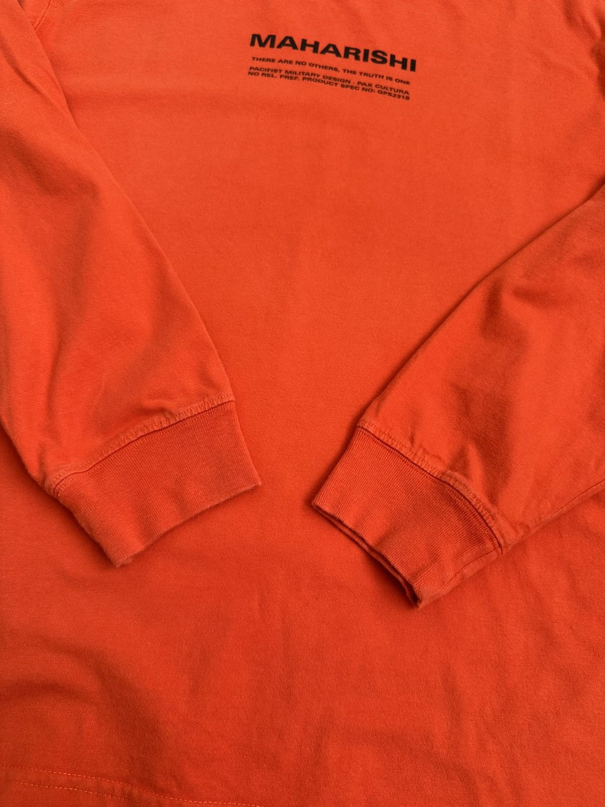 Maharishi Maharishi Japanese Centre Logo Long Sleeve Organic tee Size US M / EU 48-50 / 2 - 10 Thumbnail