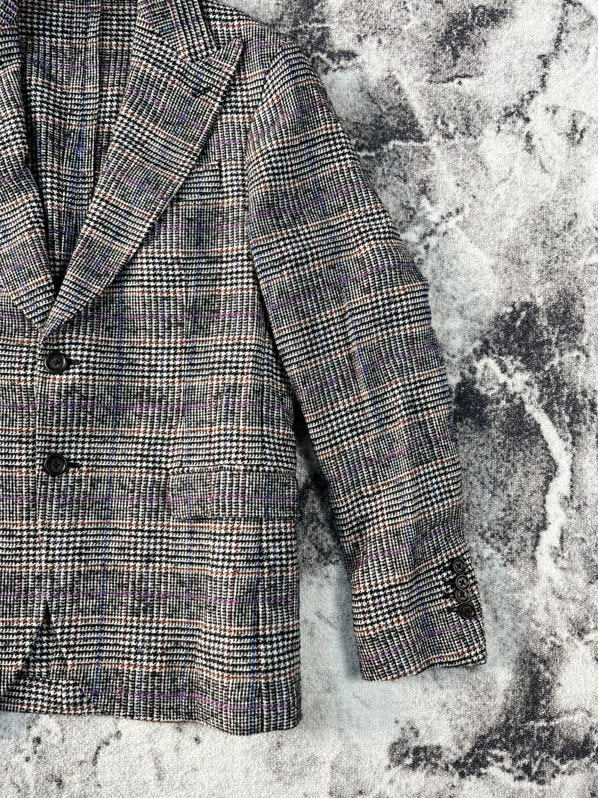 Manuel Ritz Manuel Ritz Wool Plaid Blazer Italy Tailored Fit Size 40R - 3 Thumbnail