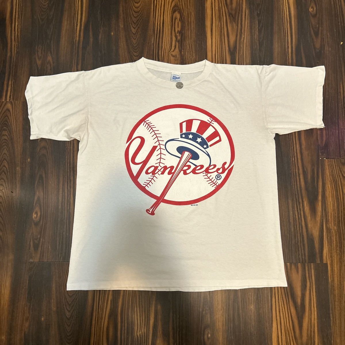 Salem Sportswear 1993 New York Yankees t-shirt Size US L / EU 52-54 / 3 - 2 Thumbnail