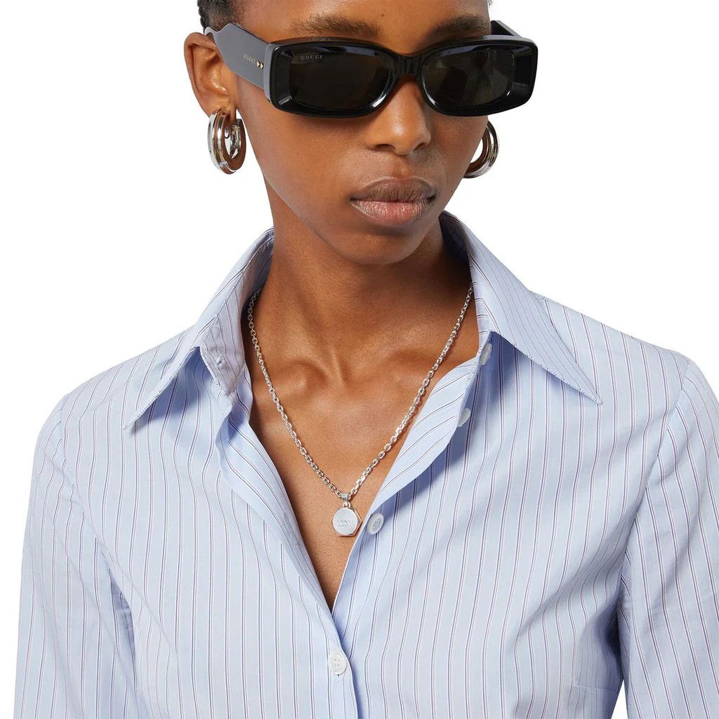 Gucci oc11z0126 Size: OS Trademark Necklace In Silver Size ONE SIZE - 3 Thumbnail