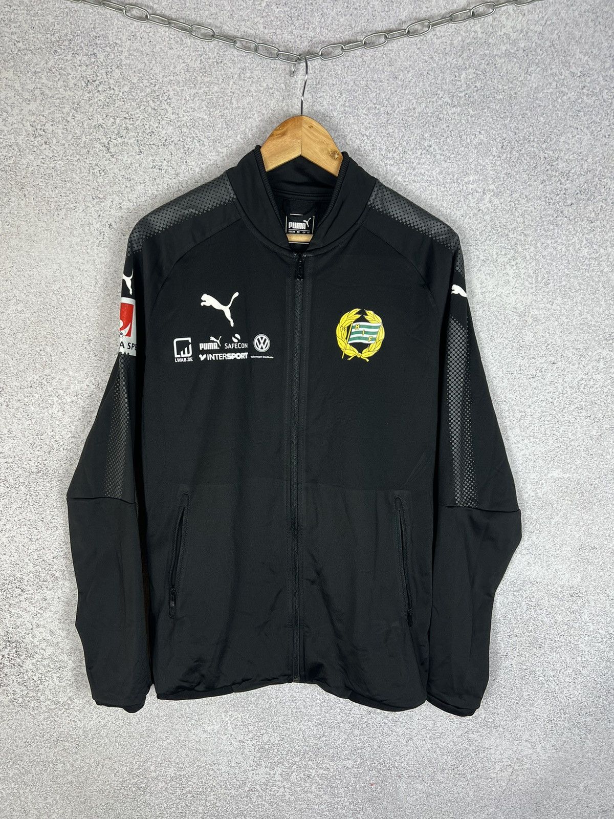 Puma Puma Hammarby Bajen HIF Soccer Track Jacket Football Kit Size US M / EU 48-50 / 2 - 1 Thumbnail