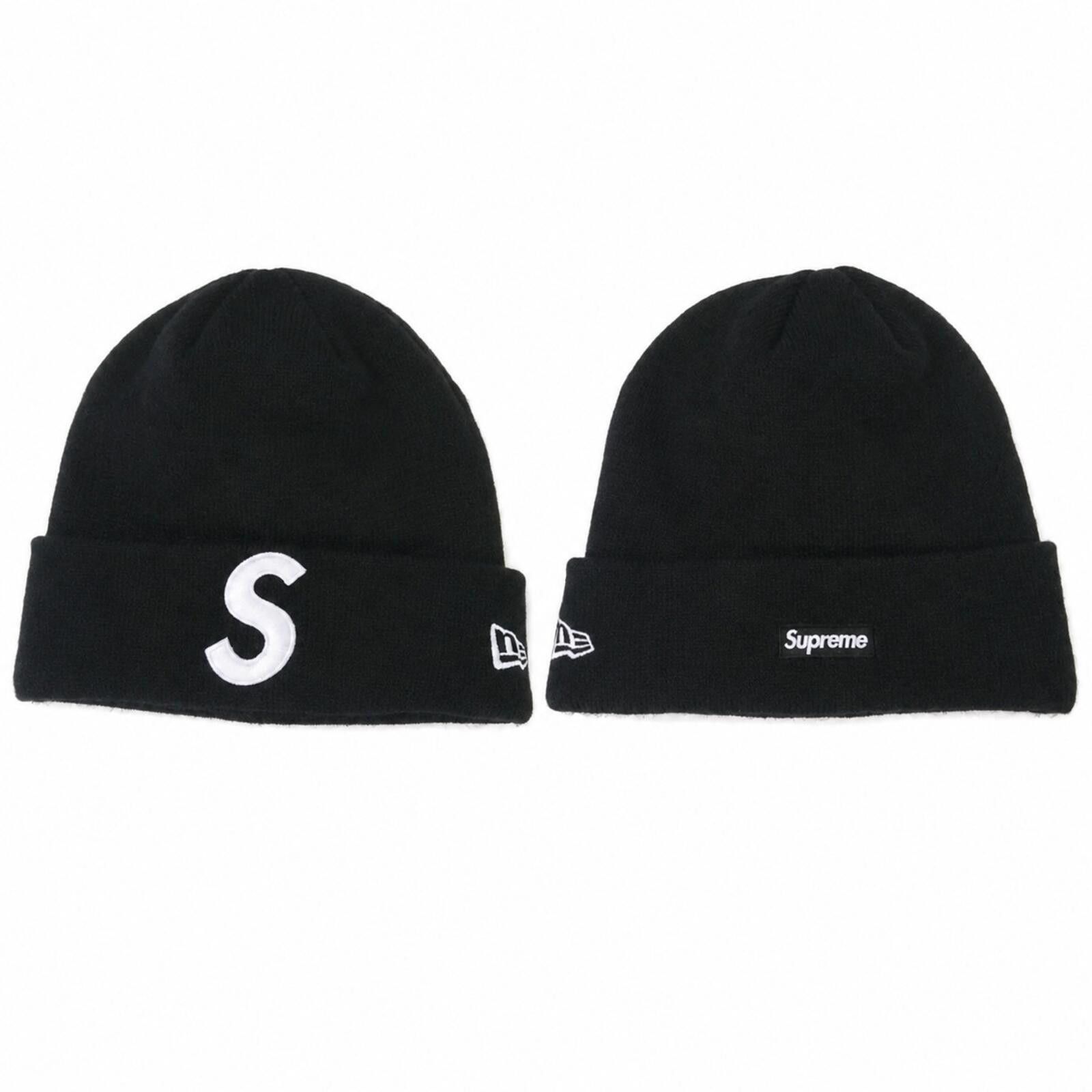 Supreme Supreme s logo beanie black devil horns | Grailed