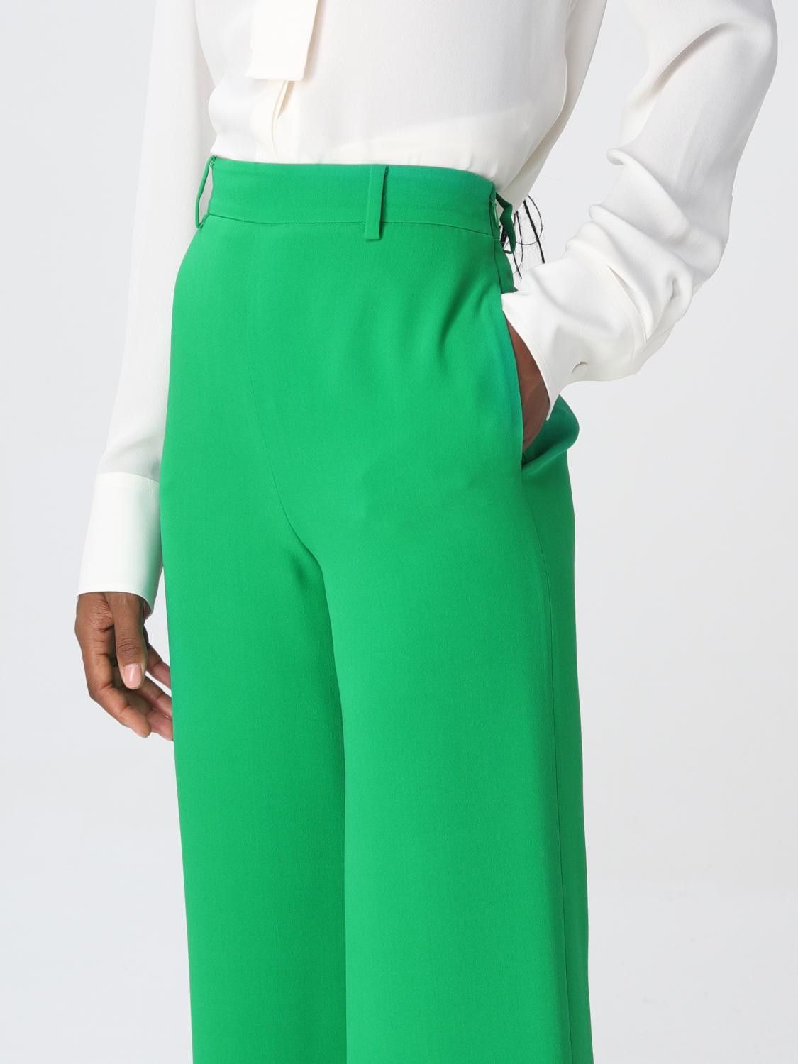 Valentino o1y0326 Casual Pant in Green Size 27" / US 4 / IT 40 - 5 Thumbnail