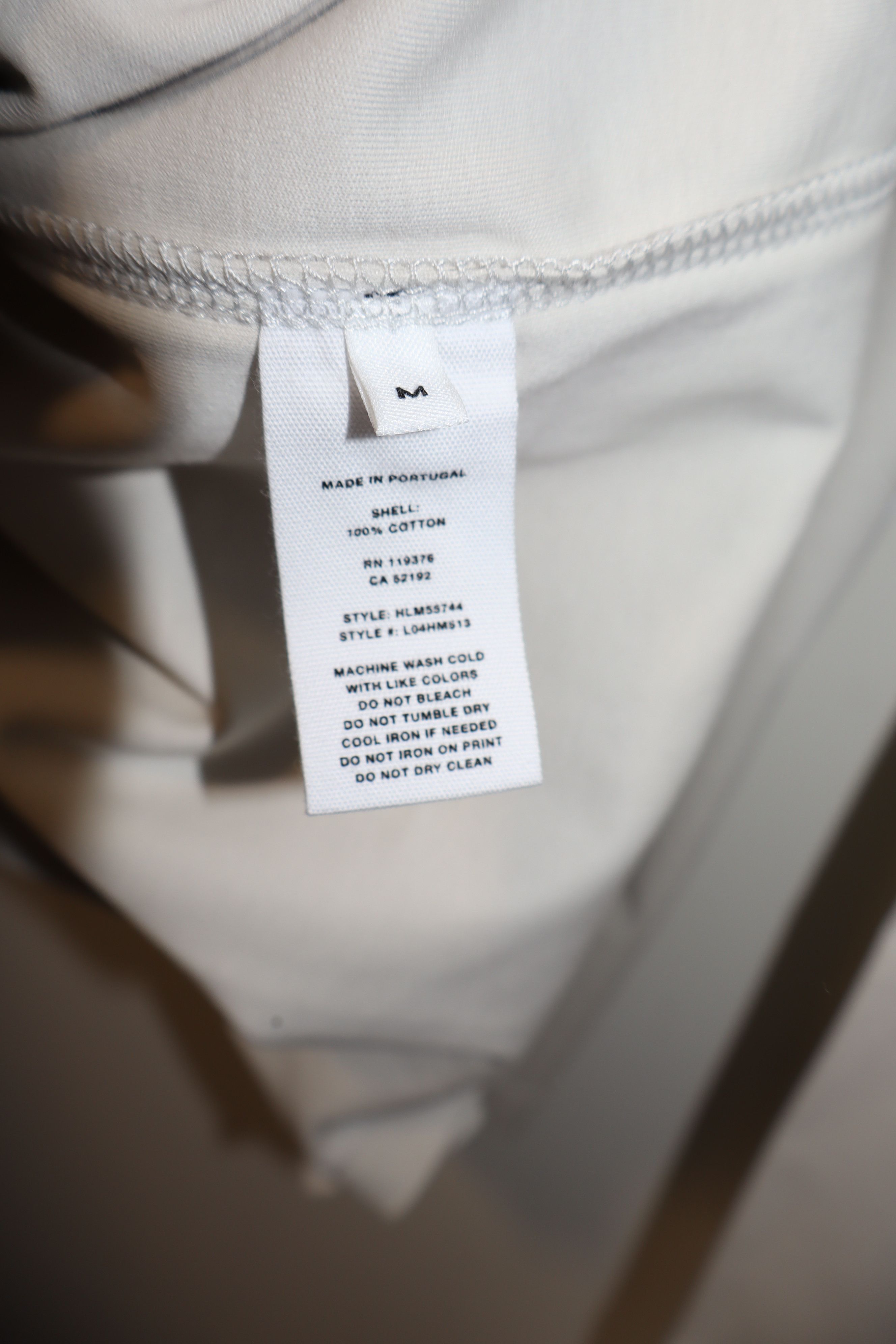Helmut Lang Taupe Piping Long Sleeve T-Shirt Size US M / EU 48-50 / 2 - 9 Thumbnail