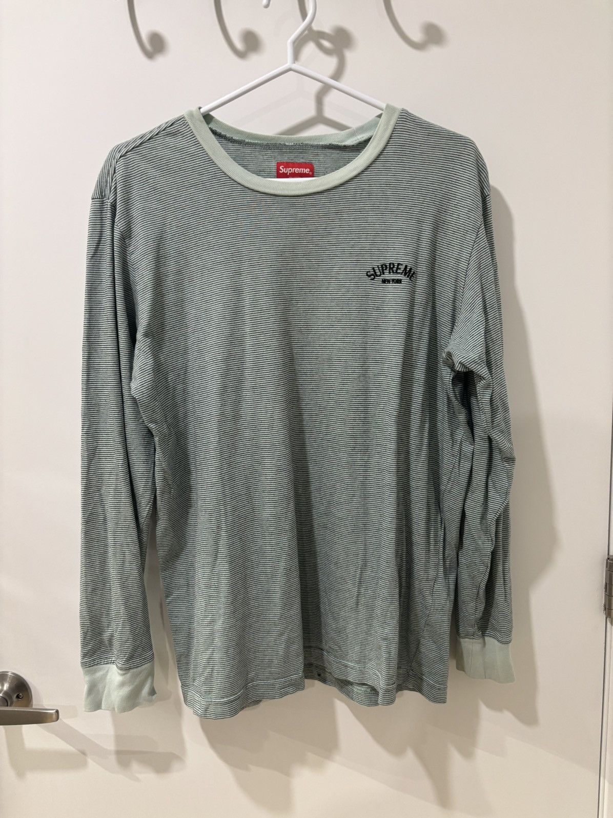 Supreme Supreme Long Sleeve Tee – 2017 Drop – Black Logo Size US M / EU 48-50 / 2 - 1 Thumbnail