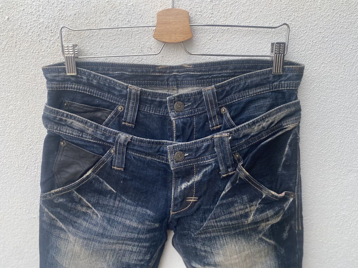 PPFM MUST have! Japanese Brand - PPFM Denim Double Waist Jeans Size US 32 / EU 48 - 2 Thumbnail