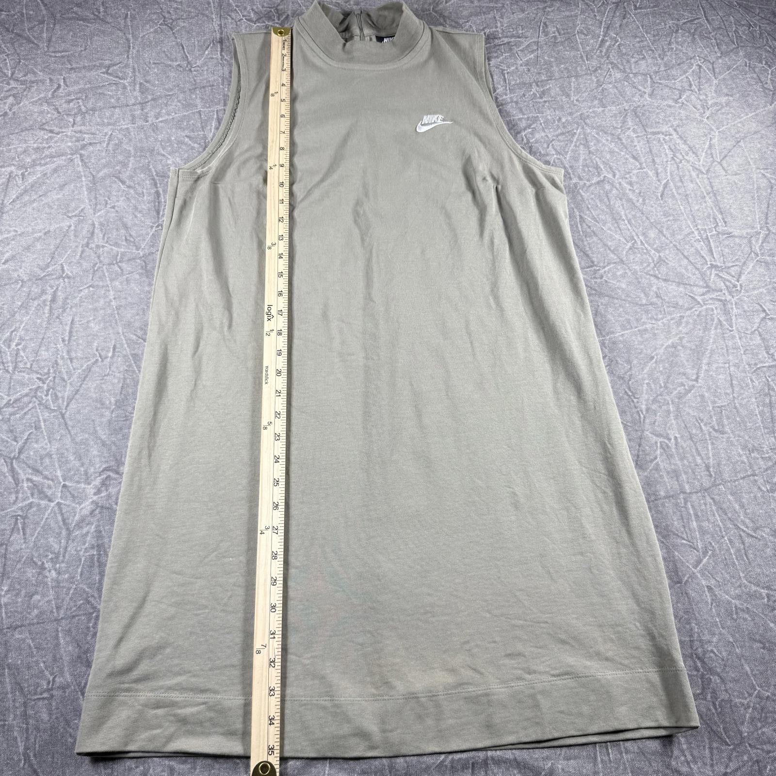 Nike Nike Dress Women's L Green Sage Mock Neck Sleeveless Size M / US 6-8 / IT 42-44 - 6 Thumbnail
