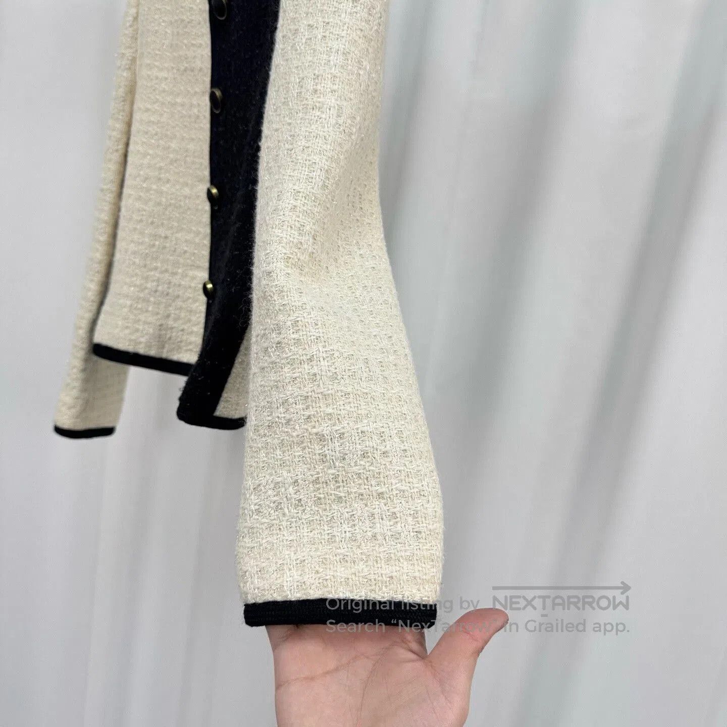 Saint Laurent Paris black and white tweed Saint Laurent jacket. Size M / US 6-8 / IT 42-44 - 4 Thumbnail