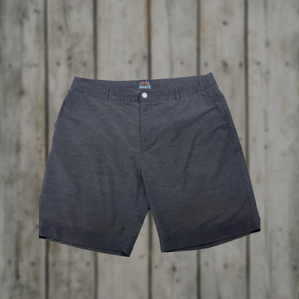 Faherty Faherty All Day Shorts Mens 36 Gray Chino Performance Stretch Pocket Front 9 Inseam Zip Regular Rise Solid Summer Preppy Casual Travel Size US 36 / EU 52 - 1 Thumbnail