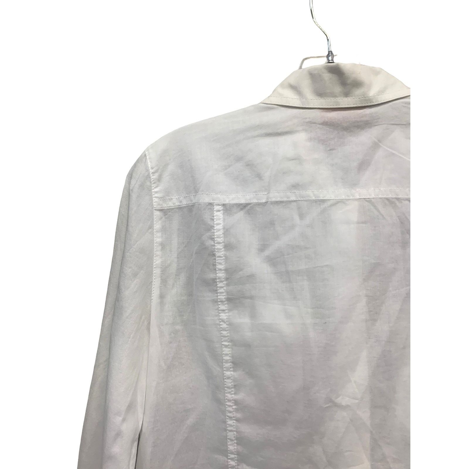 Tory Burch NWT Tory Burch White Button Up Shirt Brigette Shirt sz 10 Size L / US 10 / IT 46 - 15 Thumbnail