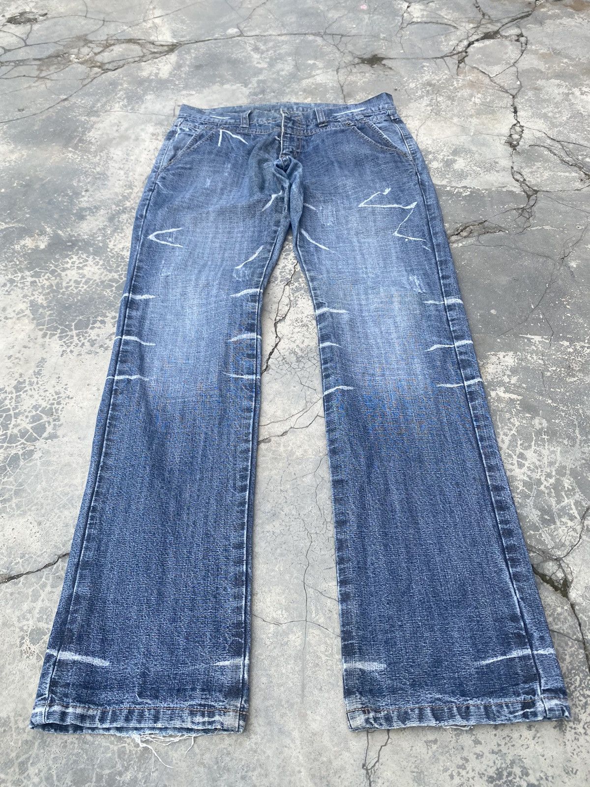 PPFM PPFM Thunder Mark Jeans Size US 32 / EU 48 - 3 Thumbnail