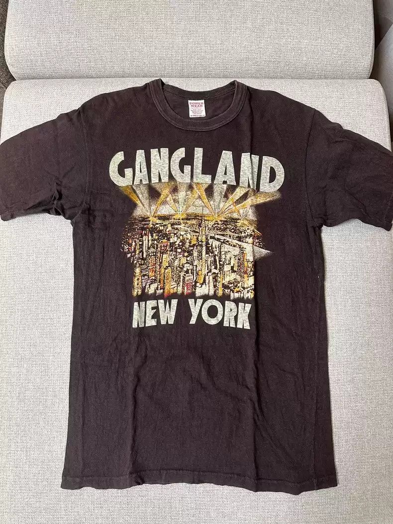 image of Freewheelers Half Sleeve Short Sleeve T-Shirt in Brown, Men's (Size Medium)