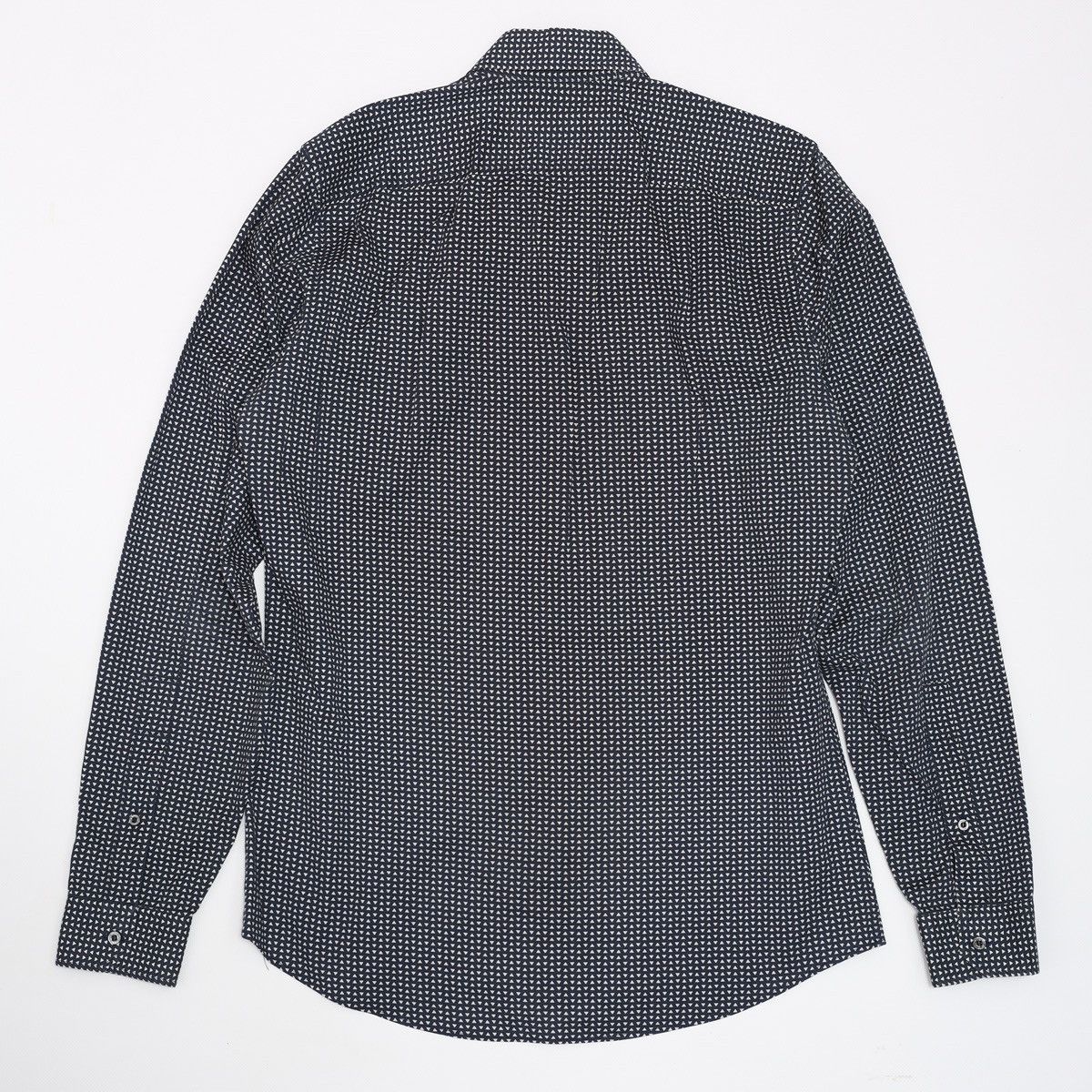 Gucci Gucci Triangle Pattern Printed Long Sleeve Shirt Cotton Size US S / EU 44-46 / 1 - 11 Thumbnail