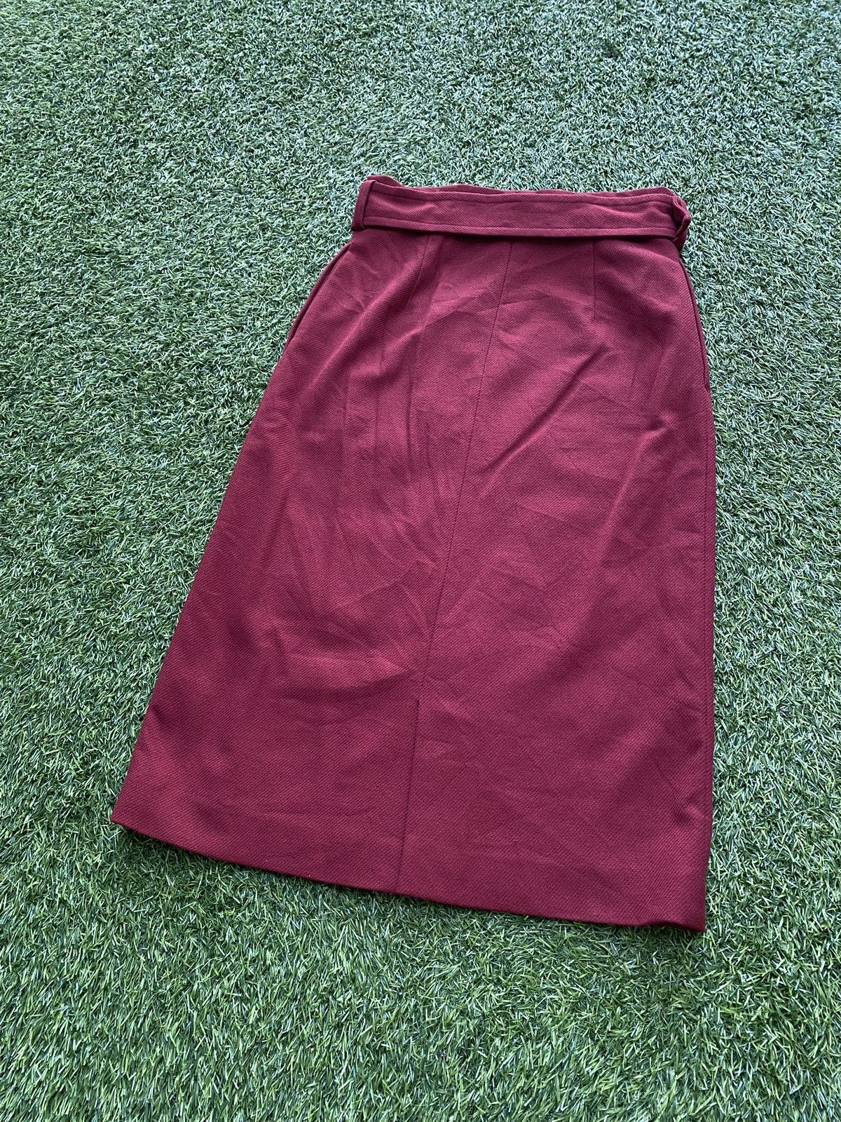 Yohji Yamamoto Vintage Ined International Yohji Yamamoto Midi Belt Skirts Size 27" / US 4 / IT 40 - 5 Thumbnail