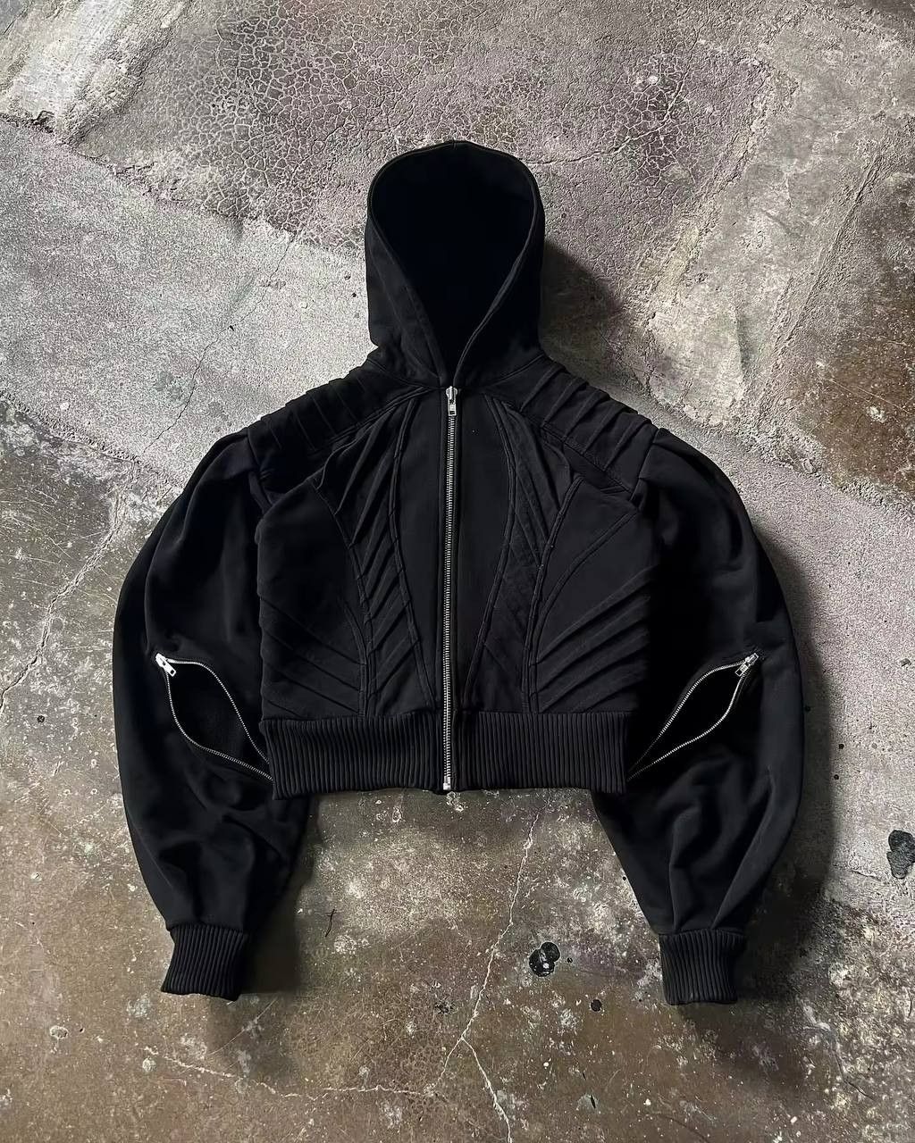 Japanese Brand × Vintage zip-up hoodie with voluminous design Size US XL / EU 56 / 4 - 1 Thumbnail