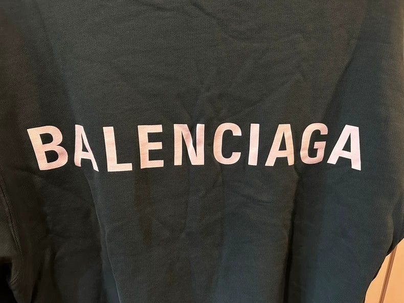 Balenciaga Balenciaga Green back logo sweater Size US XS / EU 42 / 0 - 3 Thumbnail