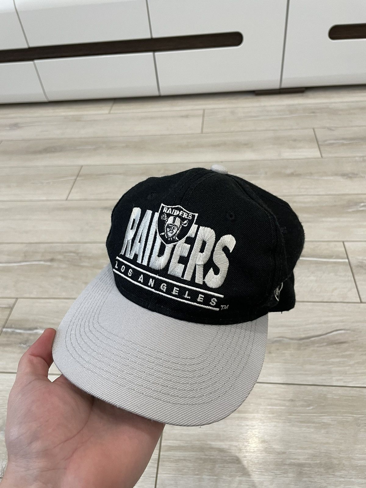 NFL × Vintage Los Angeles Raiders Snapback Hat Cap NFL Vintage Korea Size ONE SIZE - 1 Thumbnail