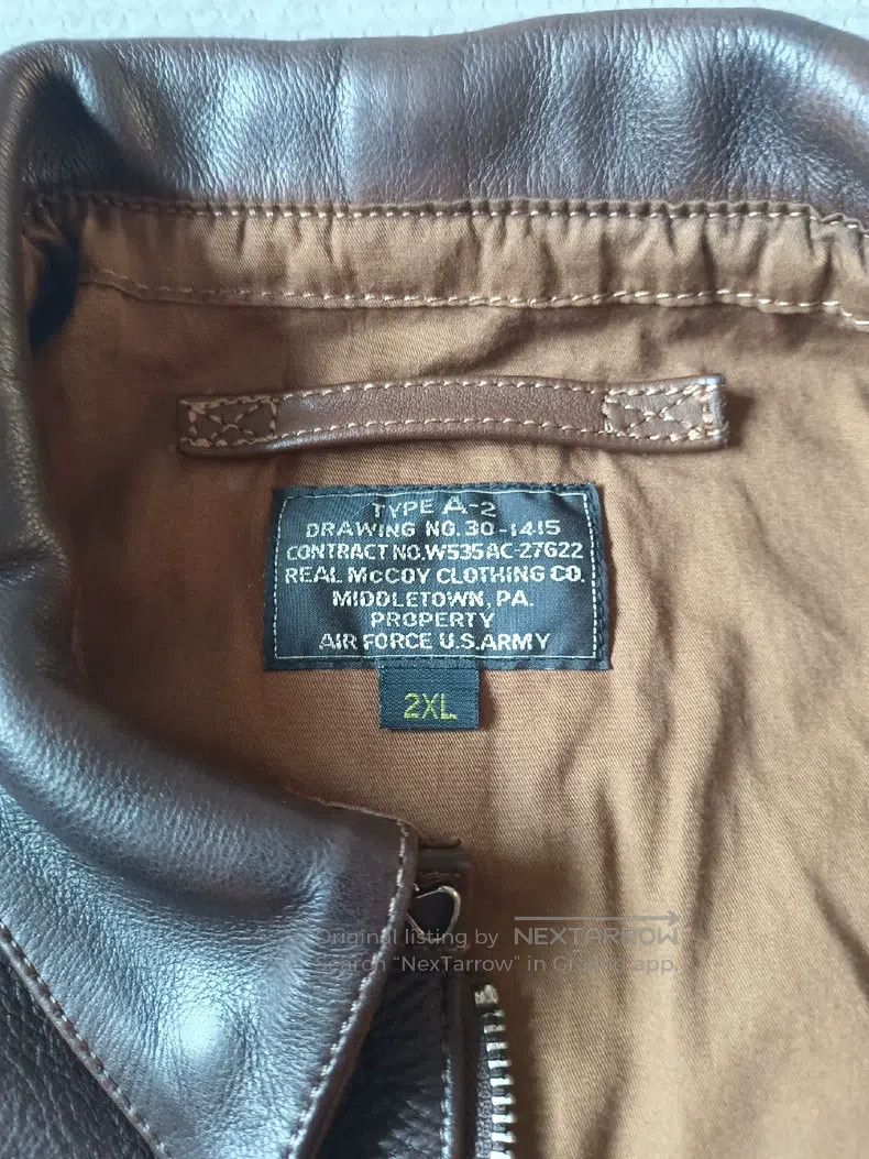 The Real McCoy's The Real McCoys A2 cowhide coat Size US XXL / EU 58 / 5 - 7 Thumbnail