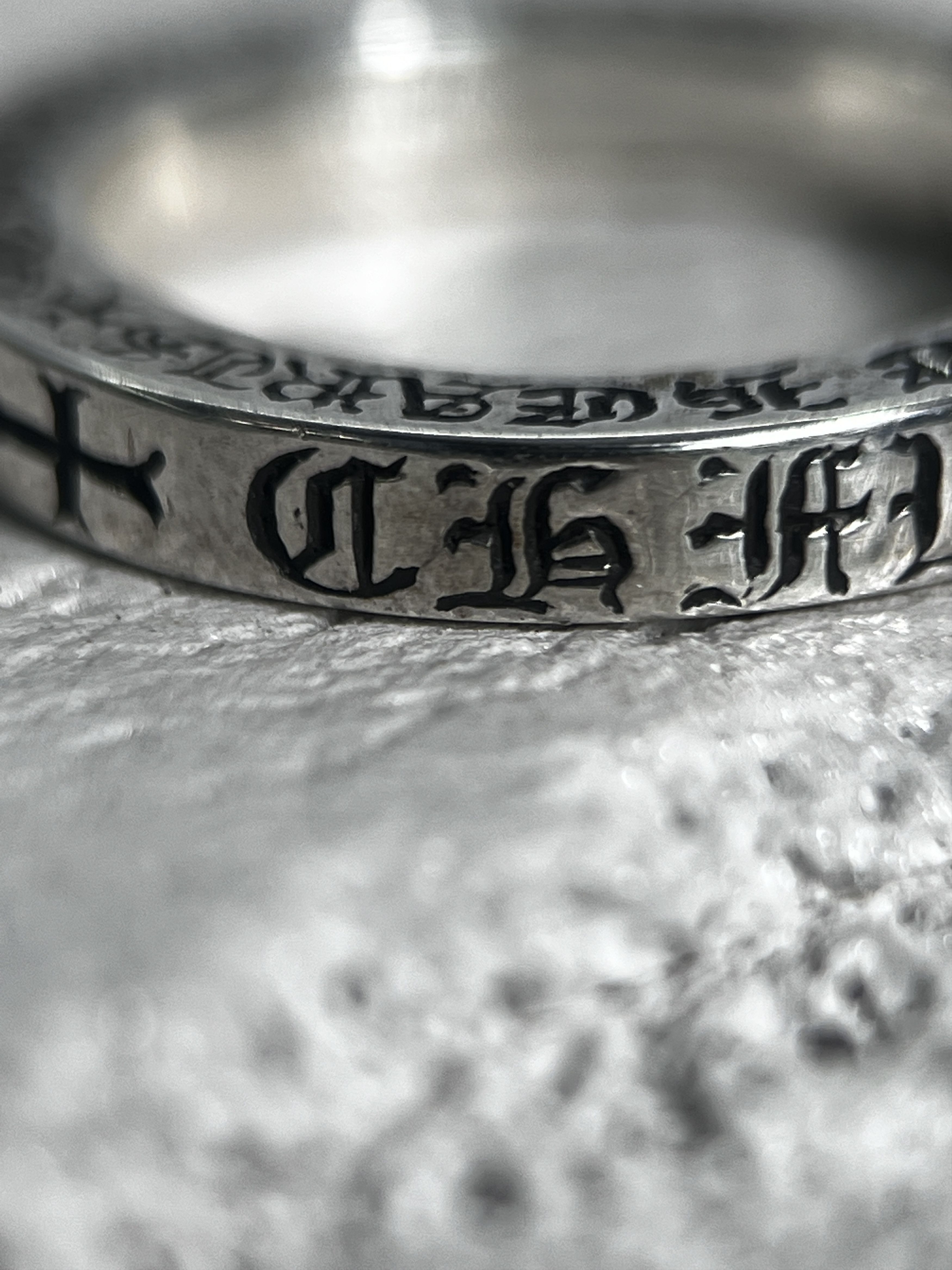 Chrome Hearts Chrome Hearts Script Spacer Ring .925 Size US7 Size ONE SIZE - 11 Thumbnail