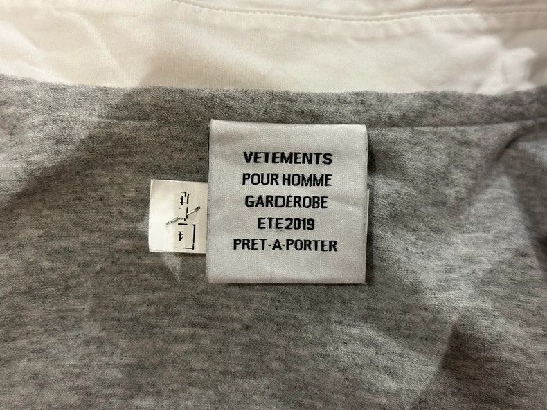Vetements Vetements 19SS show logo fake two shirts 2504-Nextarrow Size US M / EU 48-50 / 2 - 5 Thumbnail