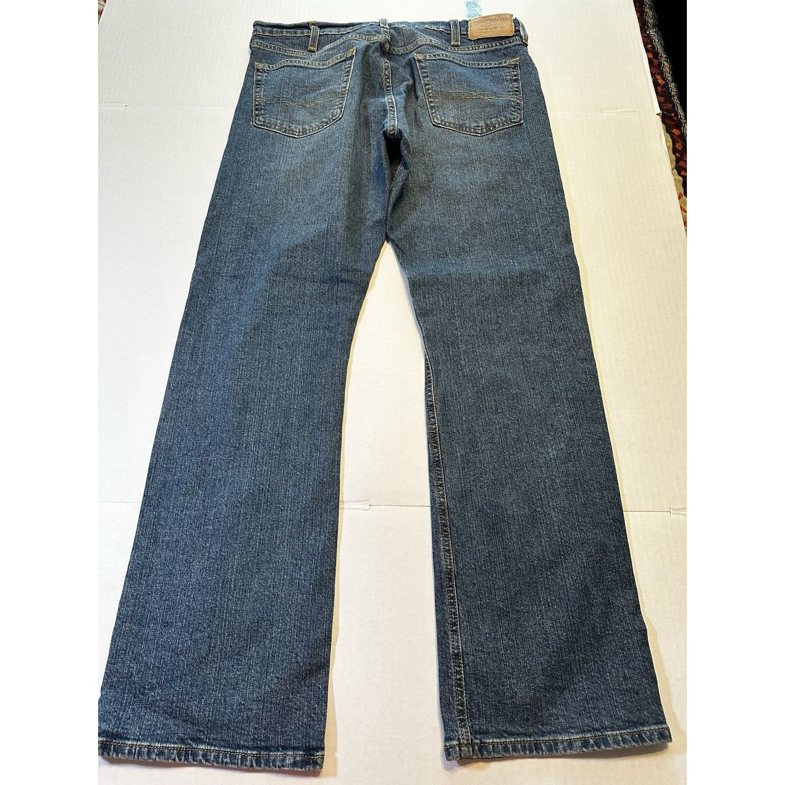 Levi's Levis Signature Bootcut Jeans 34x30 Denim Streetware Western Size US 34 / EU 50 - 16 Thumbnail