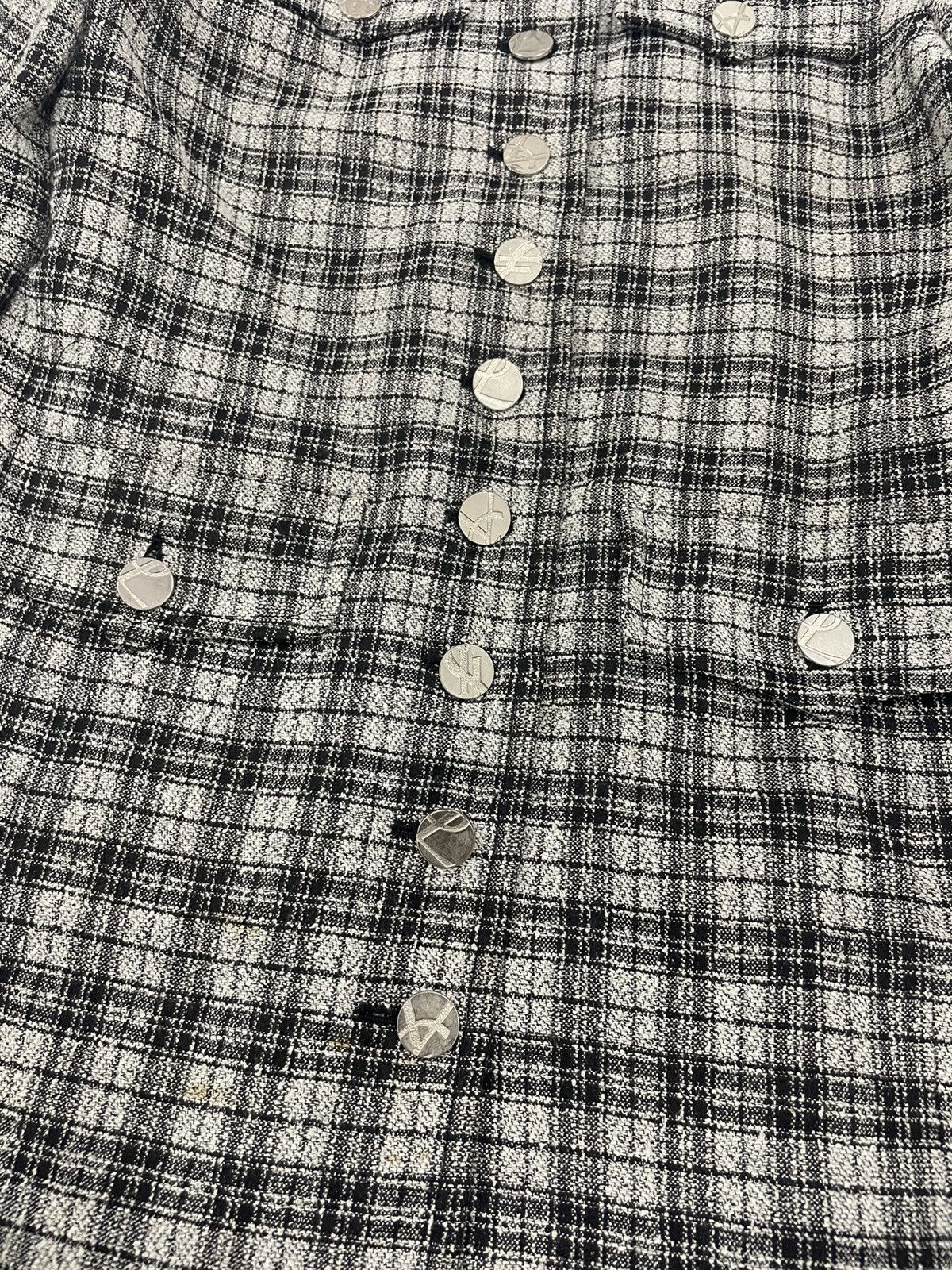 Yves Saint Laurent Checkered YSL Yves Saint Laurent Jacket Made in Japan Size XS / US 0-2 / IT 36-38 - 4 Thumbnail