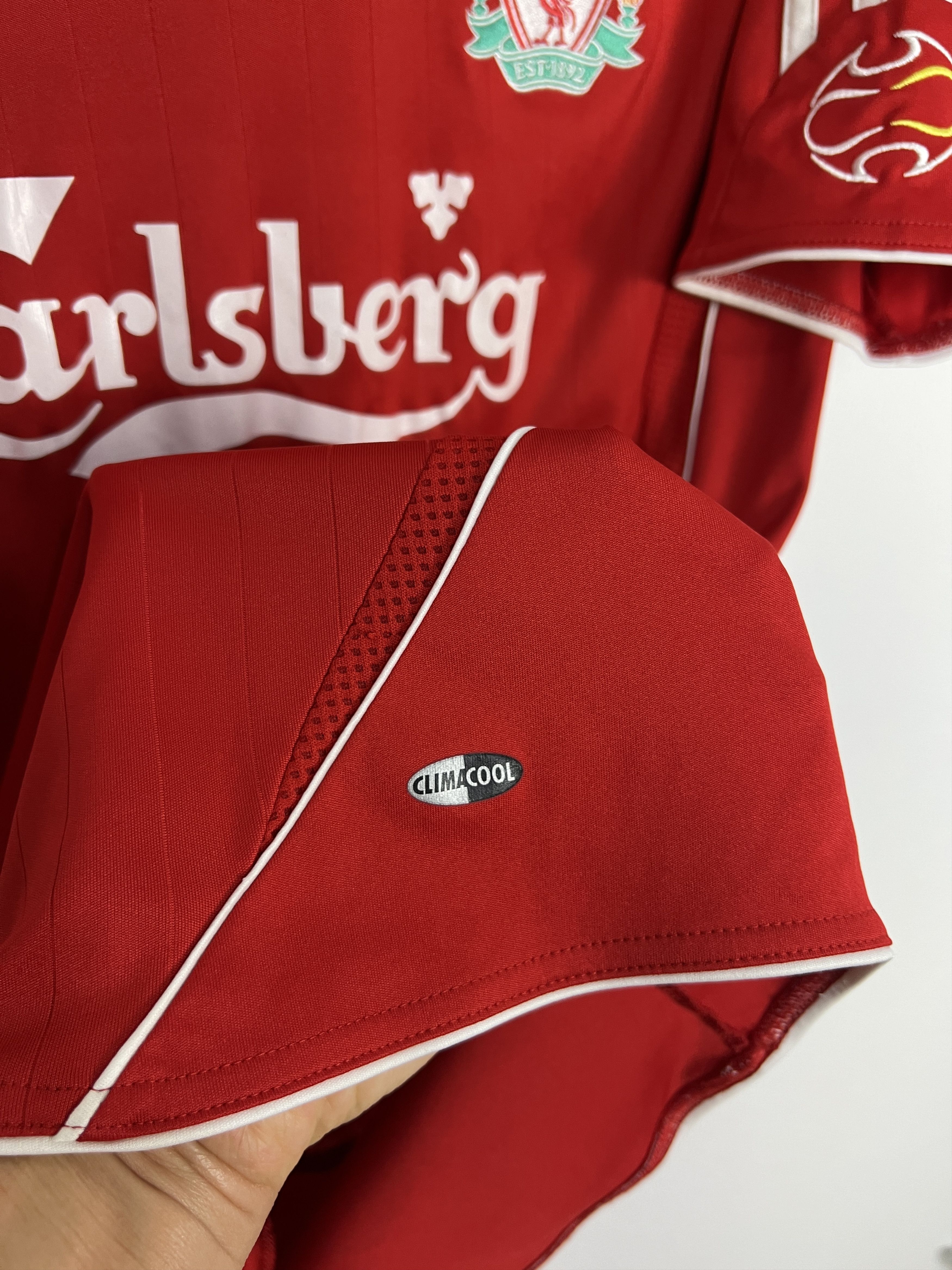 Adidas Liverpool football shirt 2006 Soccer Jersey Trikot Rare Size US M / EU 48-50 / 2 - 5 Thumbnail