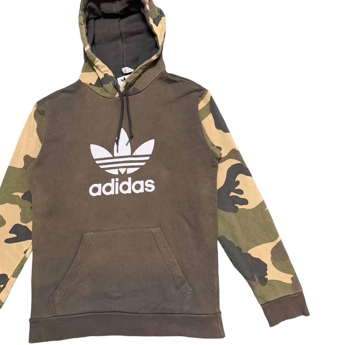 Adidas Adidas Big Logo Camo Hoodie Size US M / EU 48-50 / 2 - 3 Thumbnail