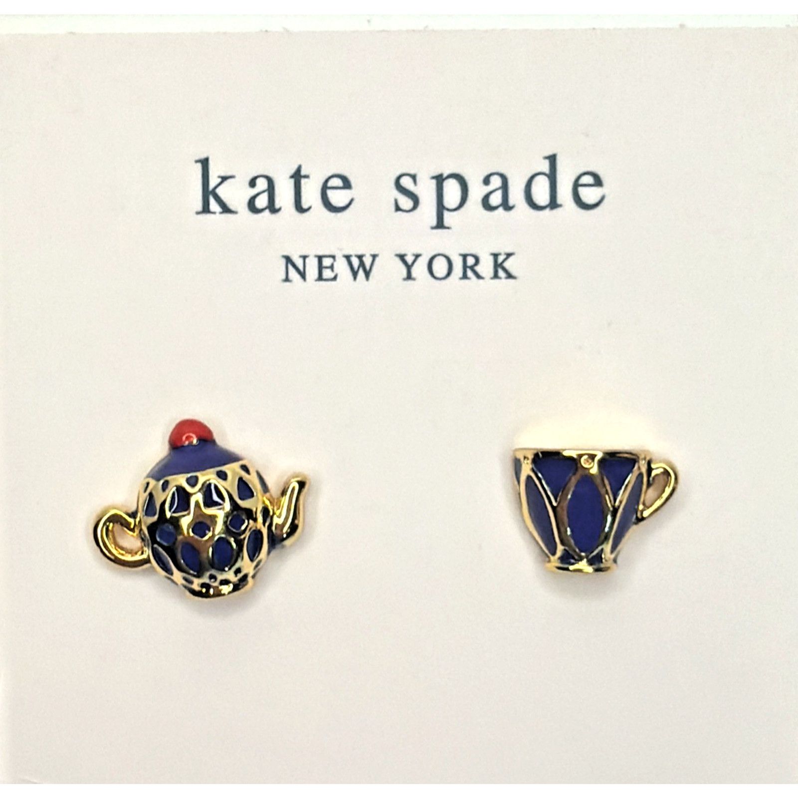 Kate Spade Kate Spade NY Tea Time Necklace Earrings Set Teacup Teapot Size ONE SIZE - 5 Thumbnail