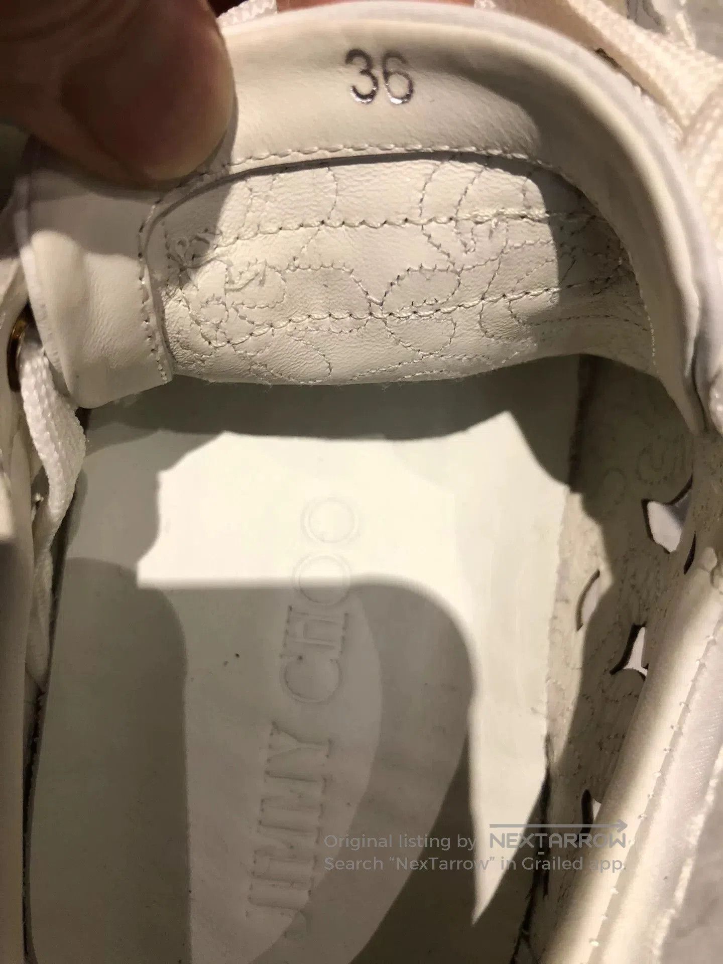 Jimmy Choo Jimmy Choo Perforated Dad Shoes. Size US 5 / IT 35 - 9 Thumbnail