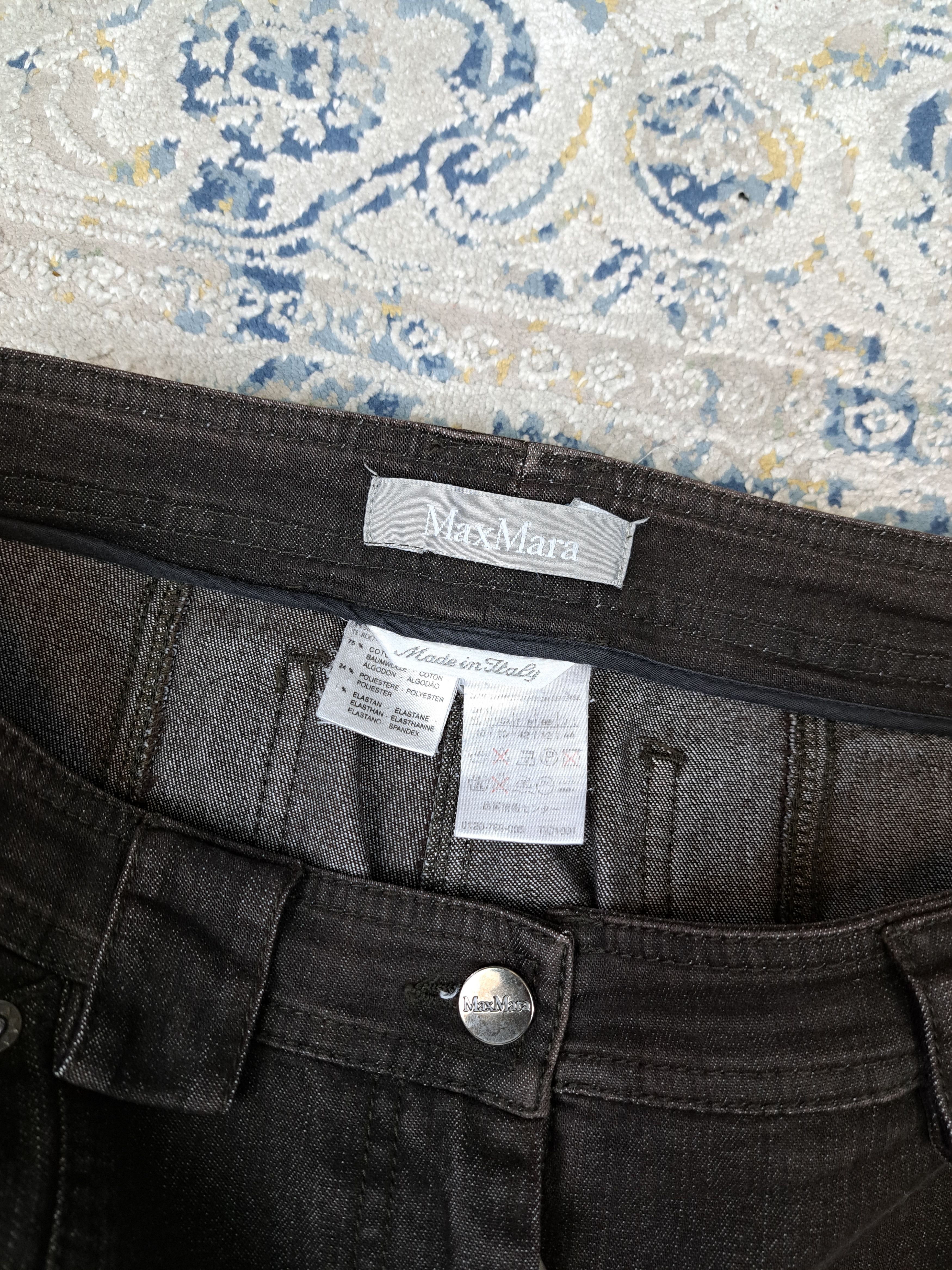 Max Mara Max Mara Wide Leg Bootcut Pants Old Money Luxury Archive Size 32" / US 10 / IT 46 - 7 Thumbnail