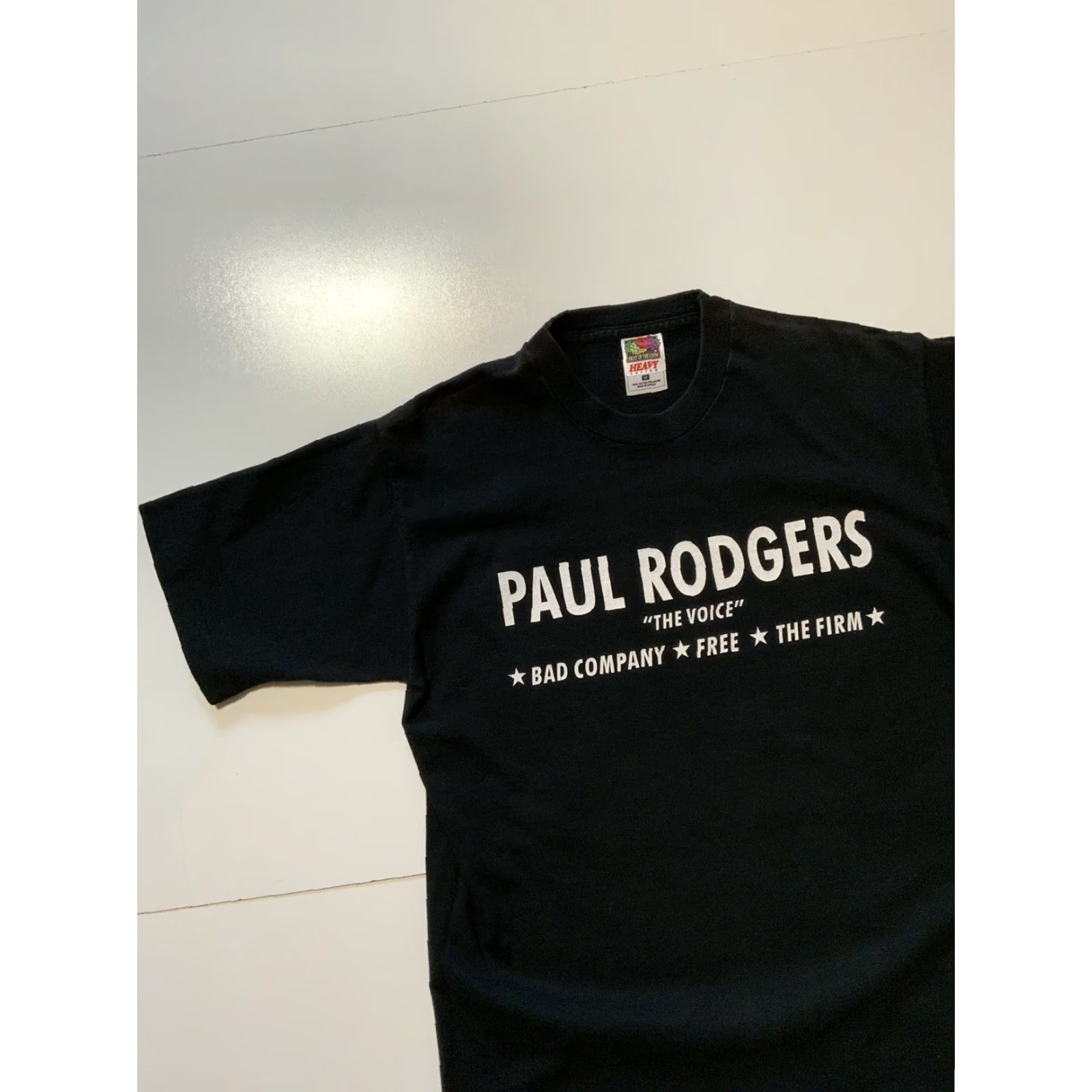 Fruit Of The Loom VINTAGE Paul Rodgers The Voice Free Bad Company The Firm Single Stitch T-Shirt M Size US M / EU 48-50 / 2 - 3 Thumbnail