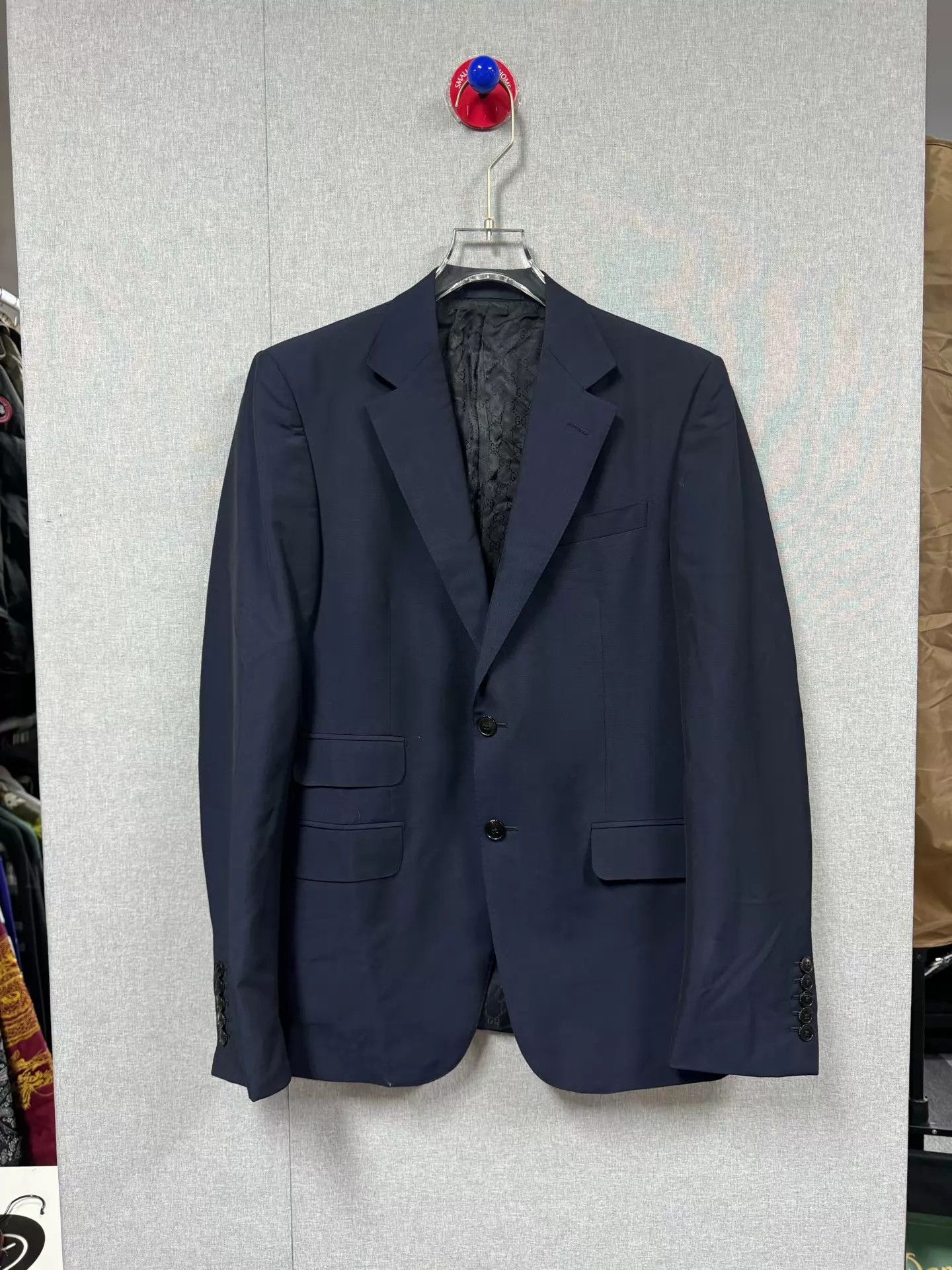 Gucci Gucci Silk Blazer Full Print Lining 48R Like New Size 48R - 1 Thumbnail