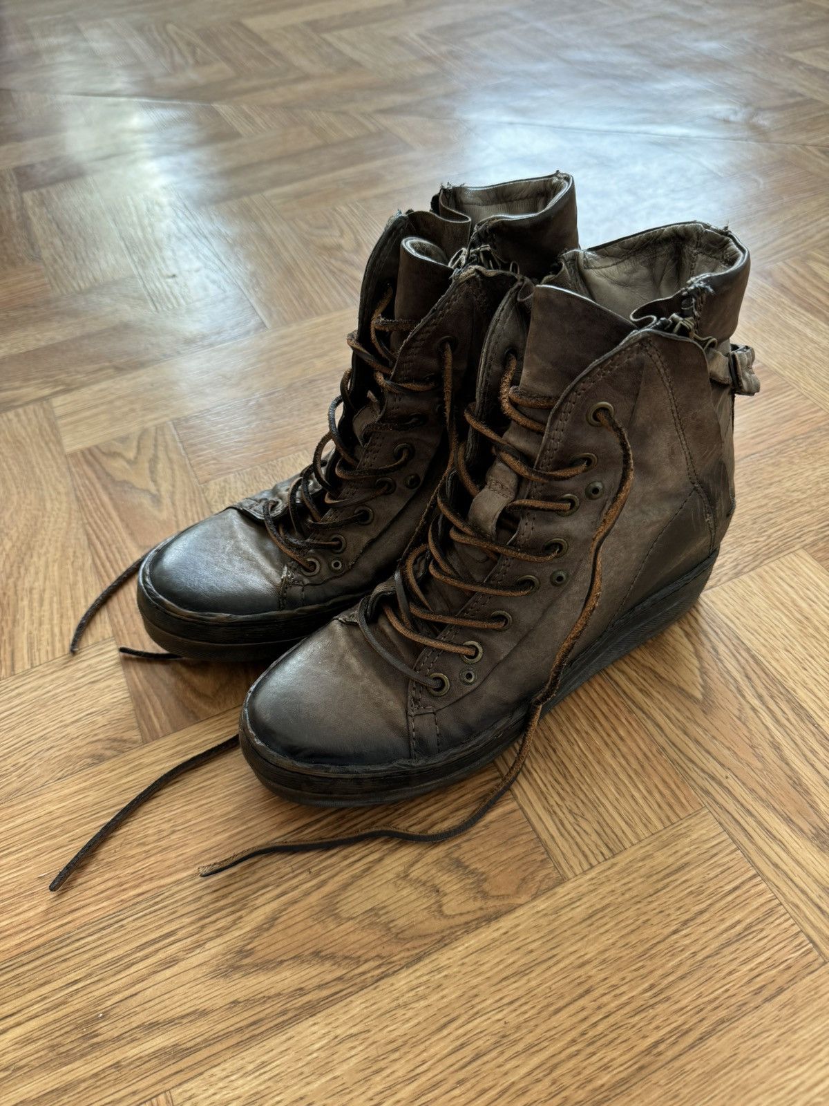 Other Brown A.S. 98 air step rare boots avantgarde shoes Size US 8 / IT 38 - 7 Thumbnail