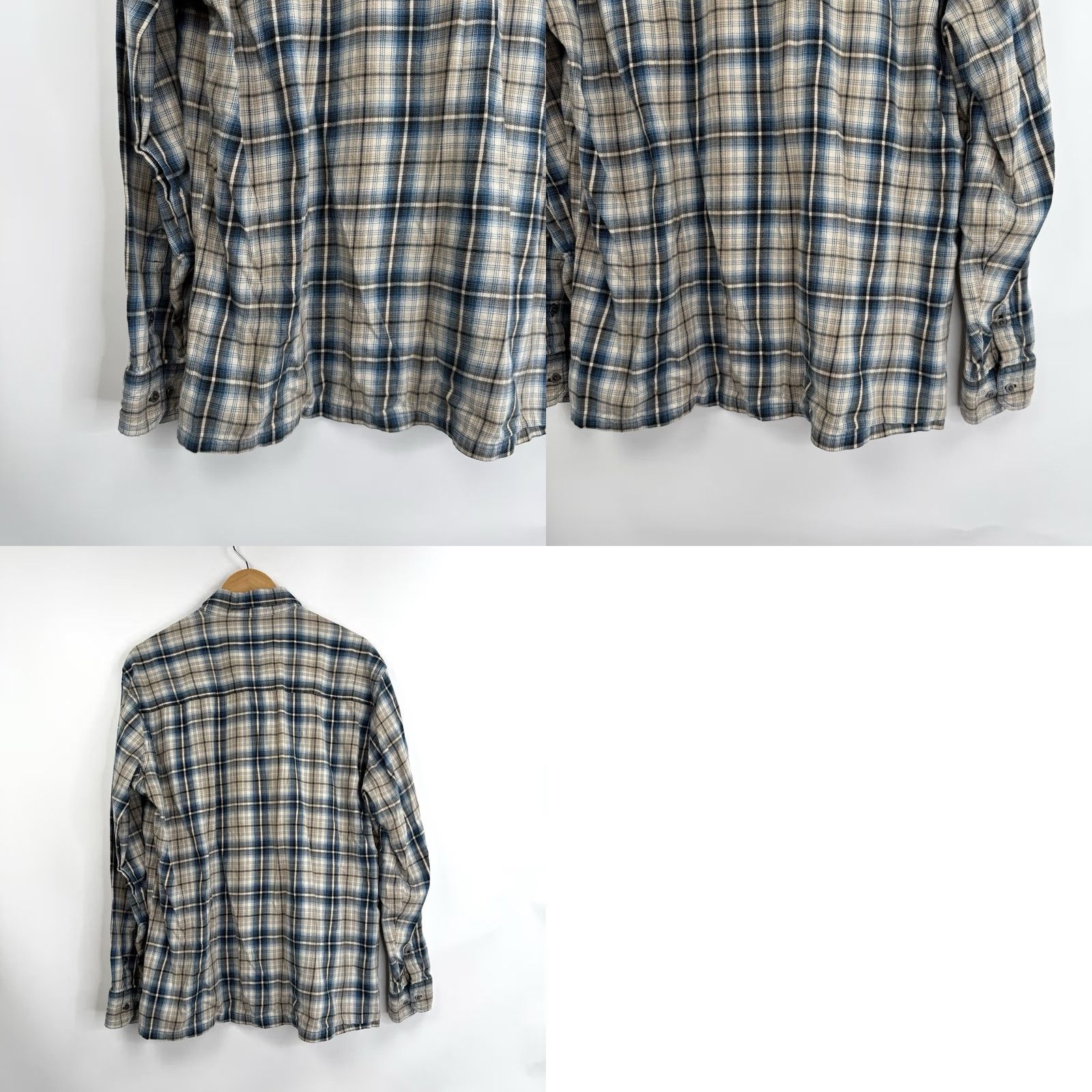 Vintage KÜHL Flannel Shirt Mens XL Long Sleeve Blue Plaid Hiking Lightweight Size US XL / EU 56 / 4 - 9 Thumbnail