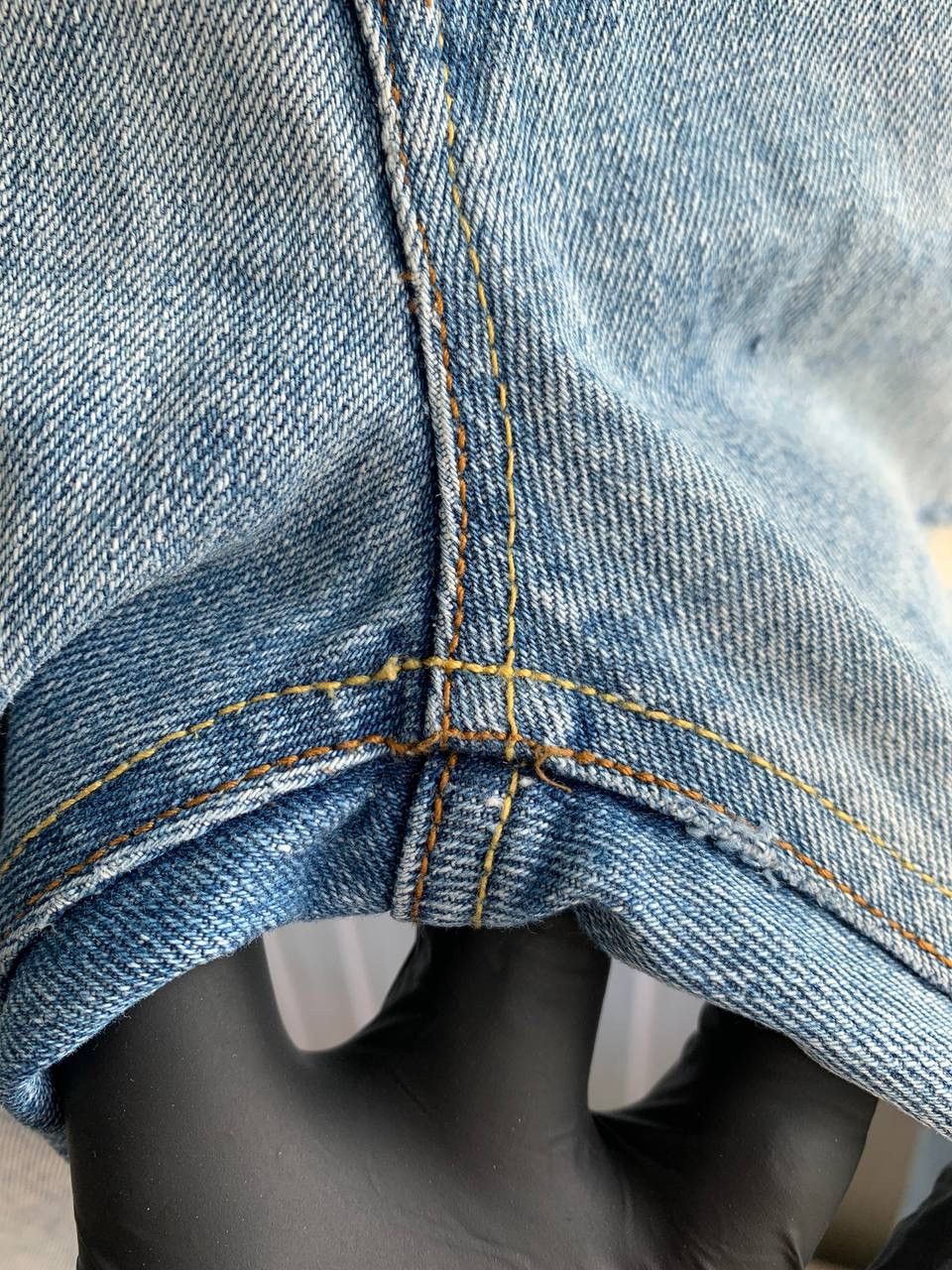 Emmett × Japanese Brand EMMETT Unisex E D Bill Lt Rip Wash 562/m Selvedge Jeans Size US 29 - 16 Thumbnail