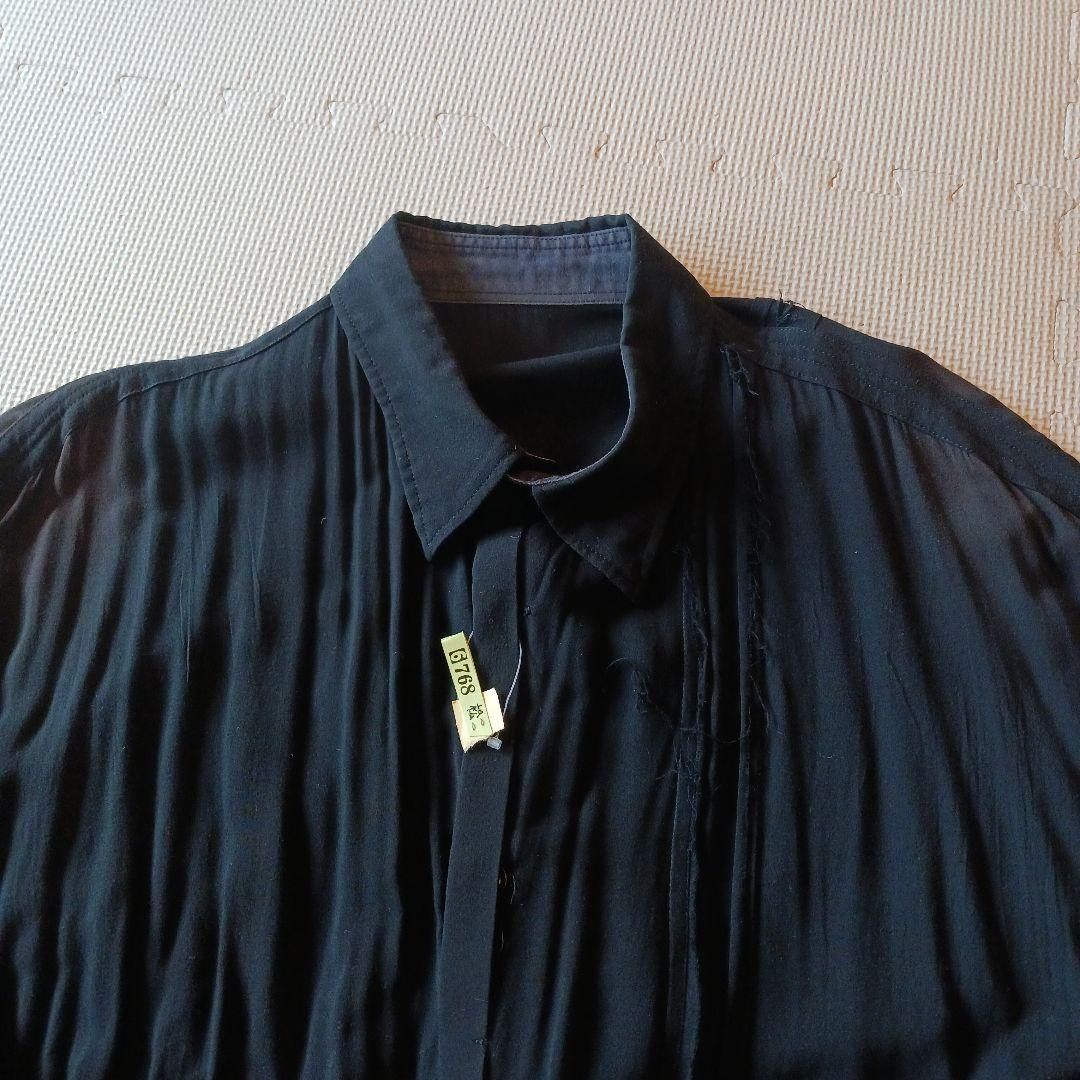 Yohji Yamamoto POUR HOMME 19ss wrinkled long shirts HW-B47-204 Size US L / EU 52-54 / 3 - 5 Thumbnail