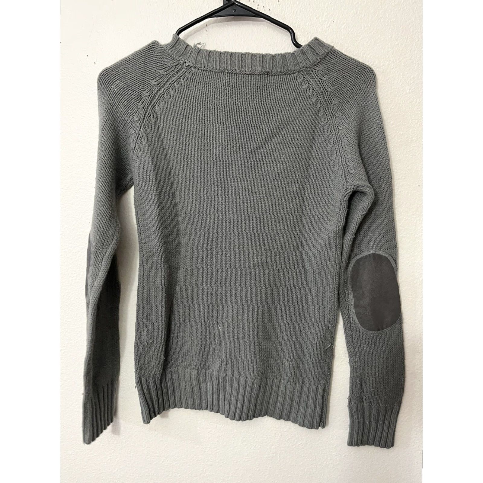 Zara Zara Gray Knit Pullover Sweater Womens Small Crew Neck Long Sleeve Casual Winter Fall Size S / US 4 / IT 40 - 3 Thumbnail