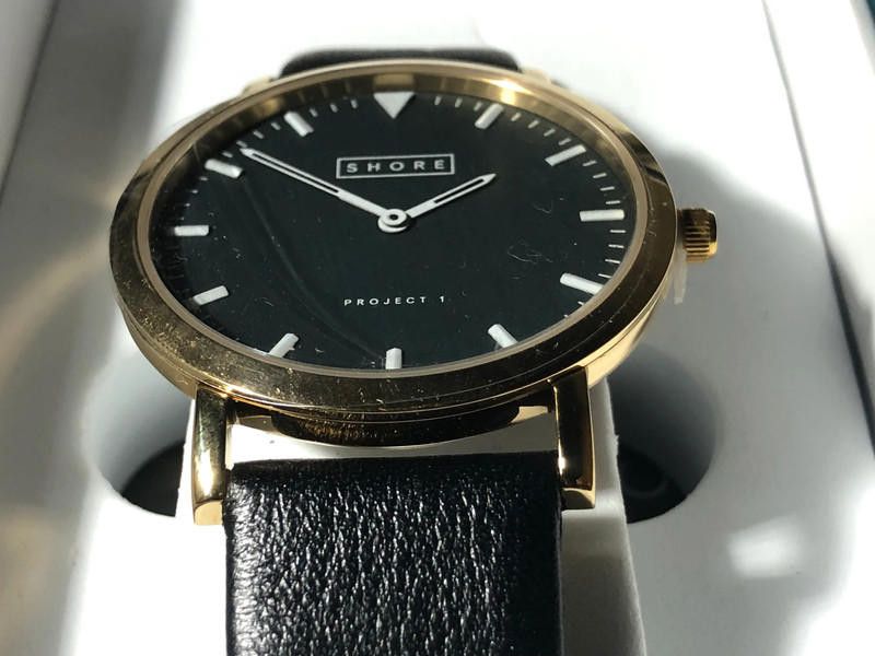 Designer Shore Projects Watch With Black Strap - Unisex Size ONE SIZE - 9 Thumbnail