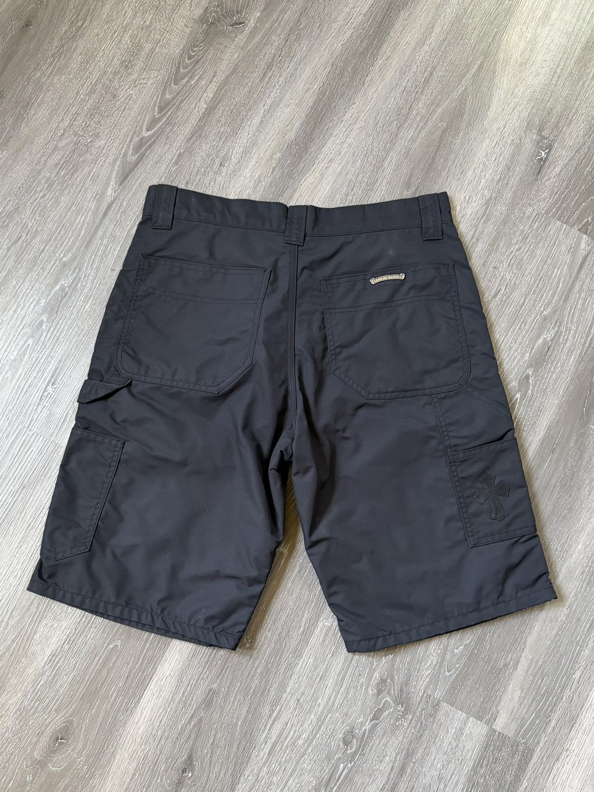 Chrome Hearts Lambskin Leather Nylon Carpenter Shorts Size US 31 - 5 Thumbnail