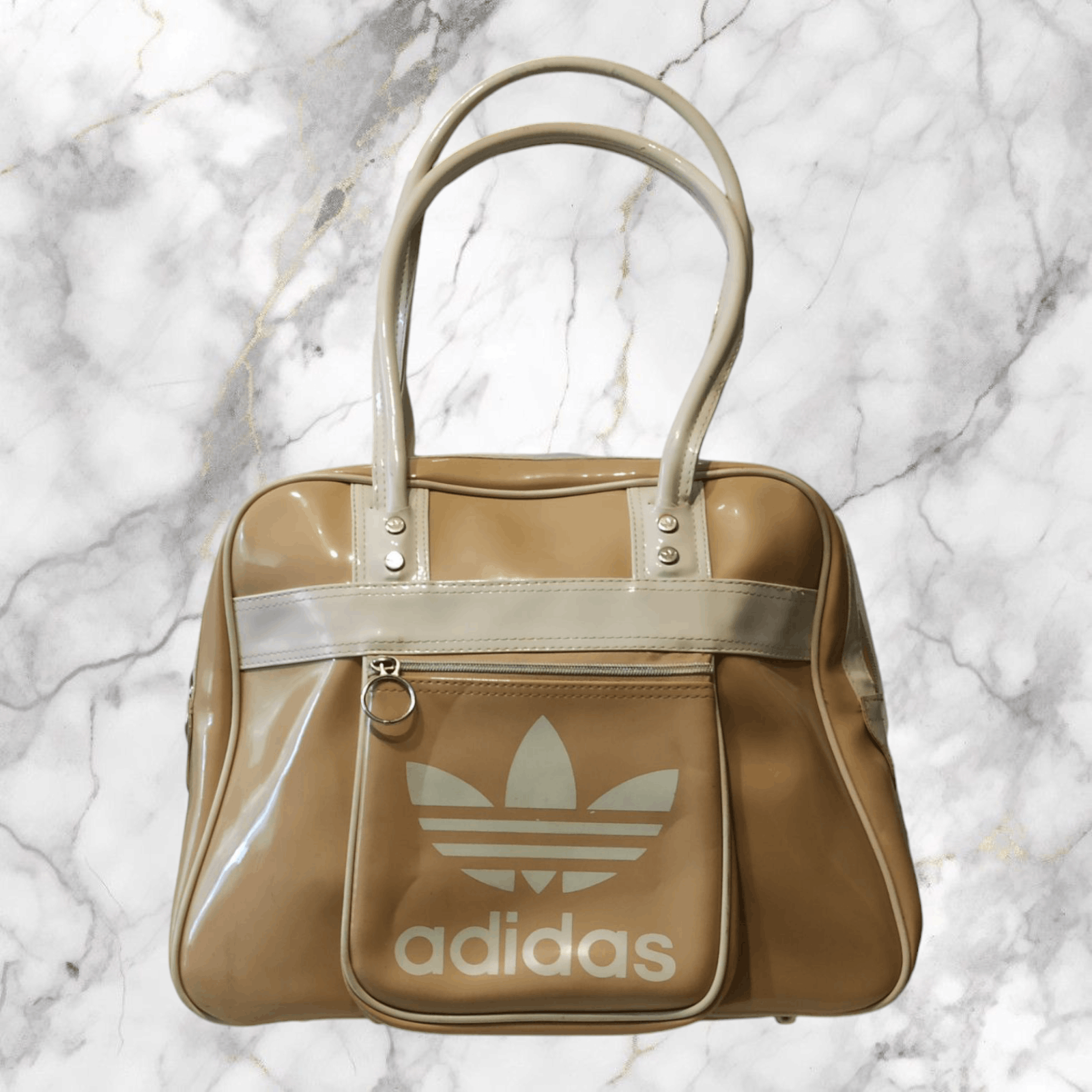 80s old adidas enamel hand bag y2k 裏原 いラインアップ hand enamel adidas old 80s bag メルカリ - 裏